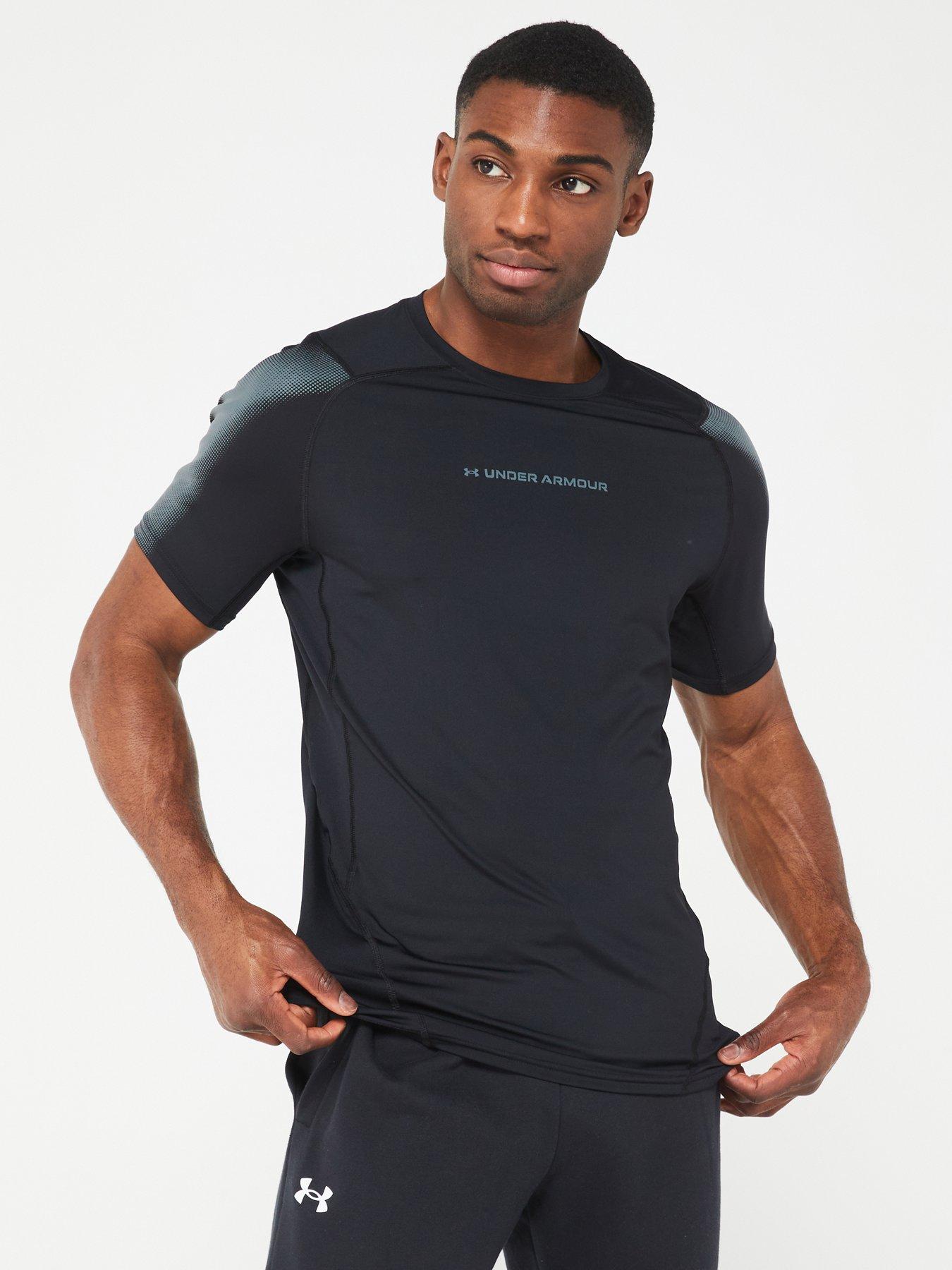 Buy Under Armour Heatgear Fitted T-Shirt Men Grey online