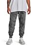  image of under-armour-mens-training-rival-fleece-printed-joggers-grey