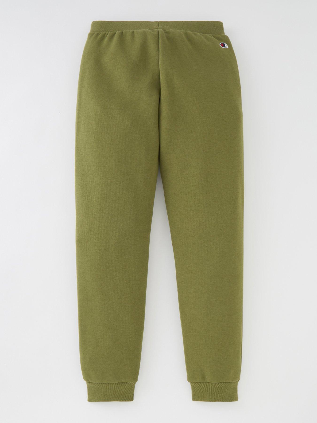 Rochester Logo Rib Cuff Pants - Khaki