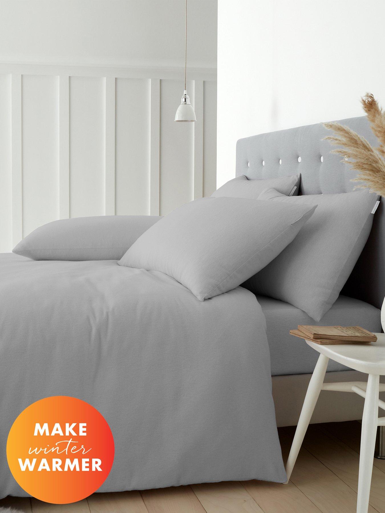 catherine-lansfield-brushed-100-cotton-sheet-and-pillow-case-pack