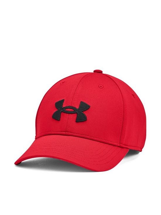 front image of under-armour-mens-blitzing-adjustable-cap