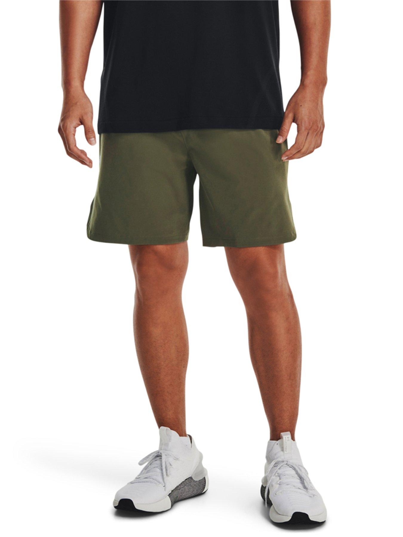 UNDER ARMOUR Woven Graphic Shorts Older Boys - Black/White