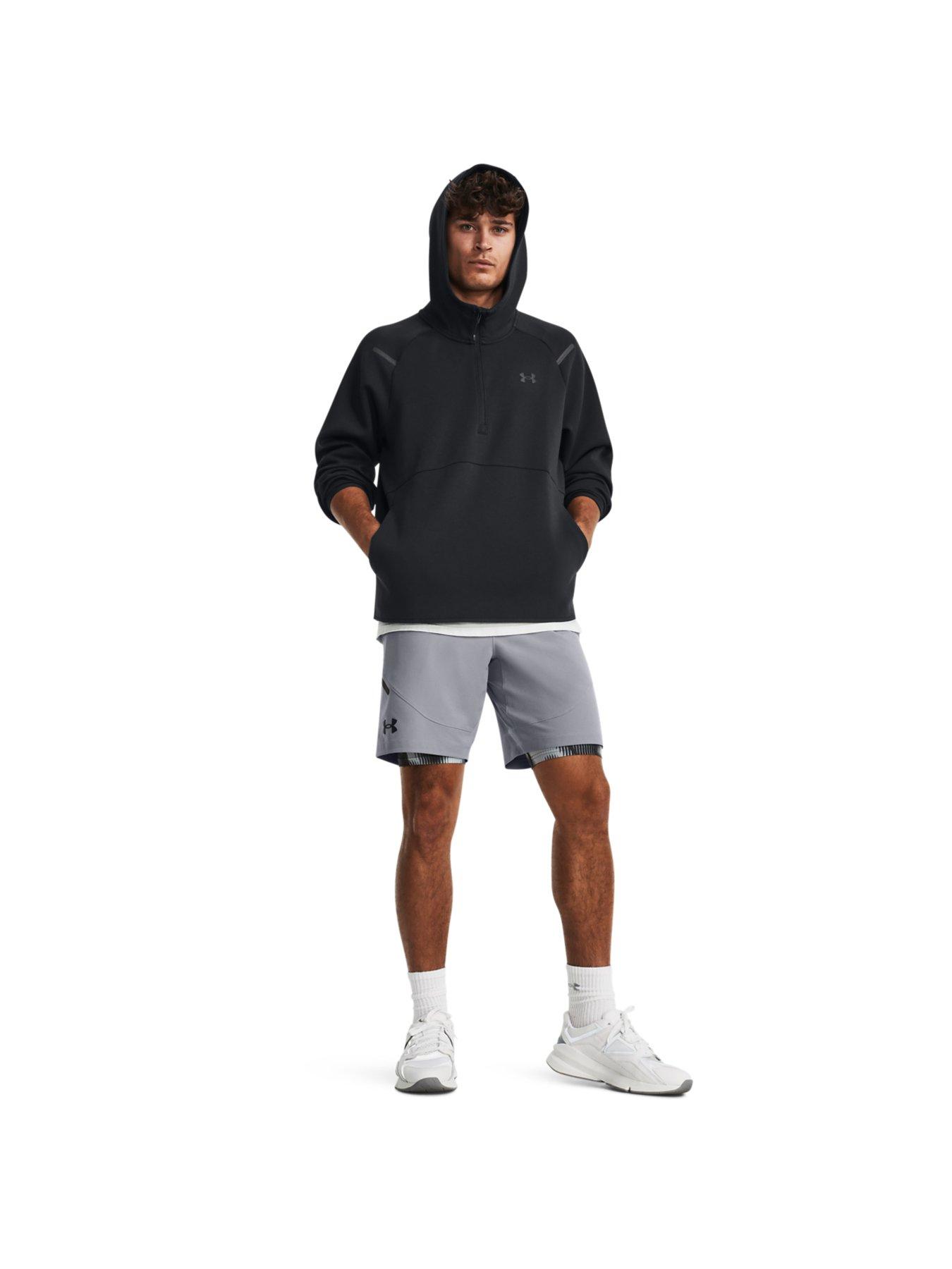 UNDER ARMOUR Mens Unstoppable Fleece Hoodie - Black