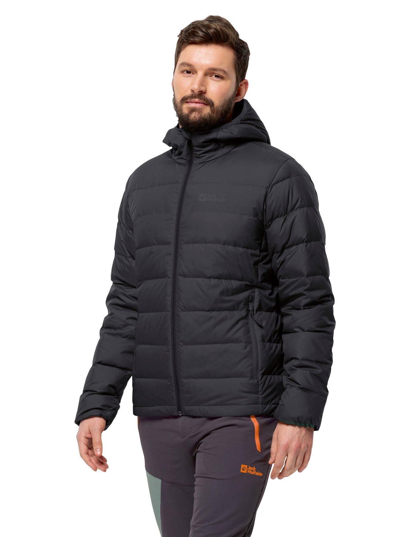 Jack wolfskin outlet neon down jacket