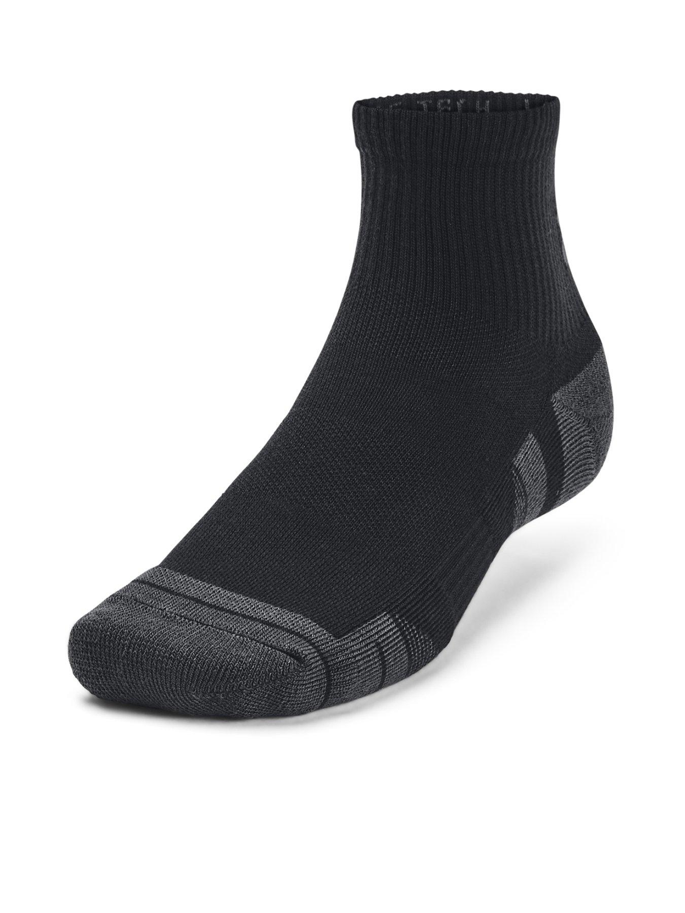 Image 1 of 3 of UNDER ARMOUR Performance Tech 3pk Quarter Socks - Black