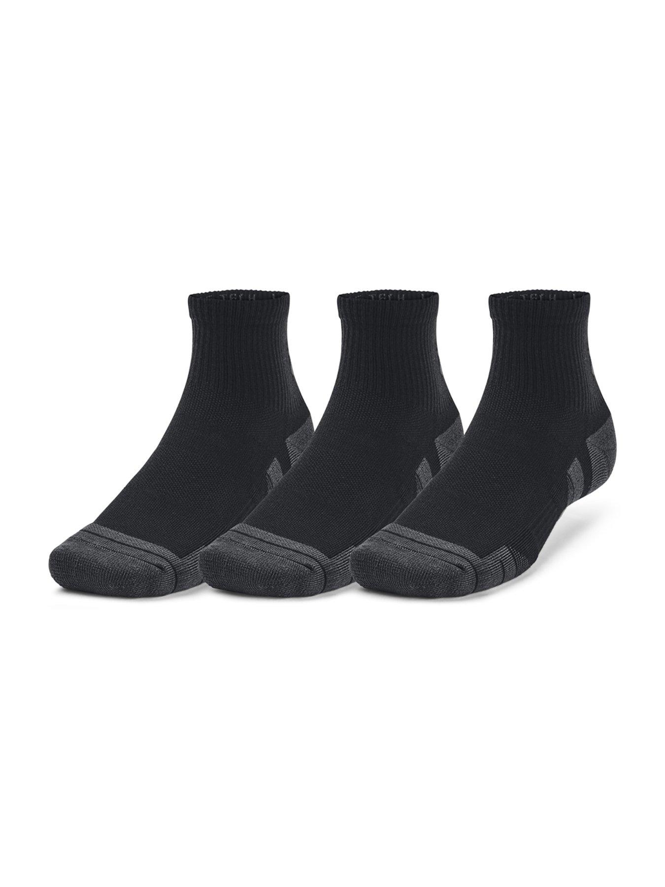 Image 3 of 3 of UNDER ARMOUR Performance Tech 3pk Quarter Socks - Black