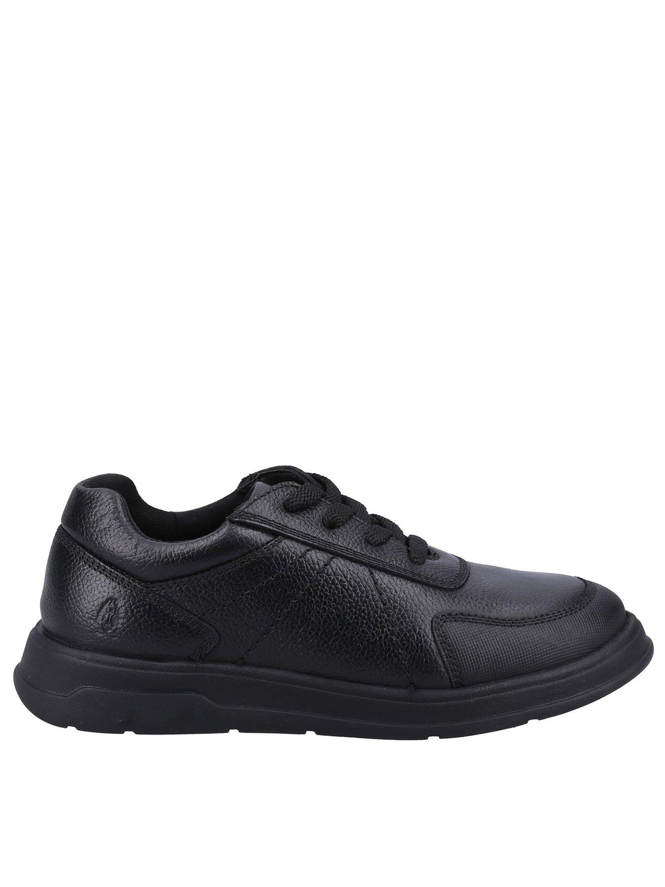 Hush Puppies Robert Snr School Shoe Black littlewoods