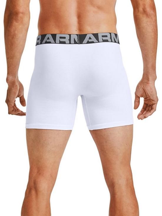 back image of under-armour-charged-cotton-6in-boxers-3-pack