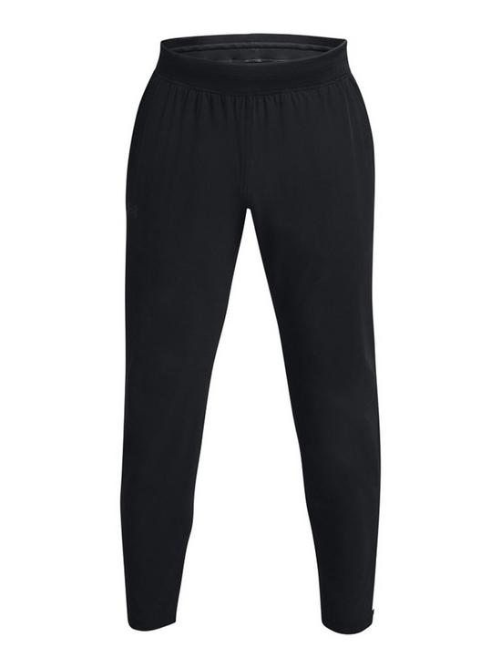 front image of under-armour-mens-running-storm-pants-blackreflective