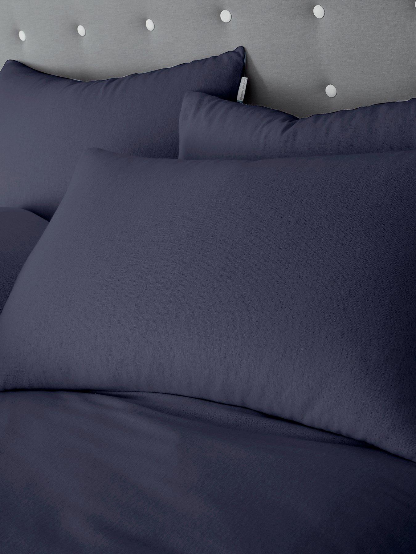  image of catherine-lansfield-brushed-100-cotton-duvet-set