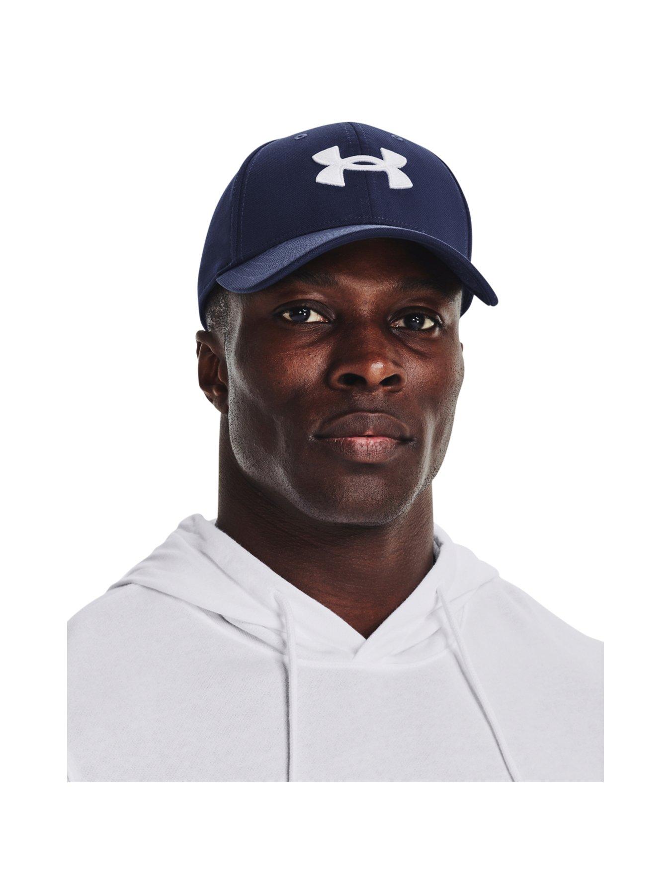 Under Armour Men's Blitzing Cap Stretch Fit, (102) White / / White