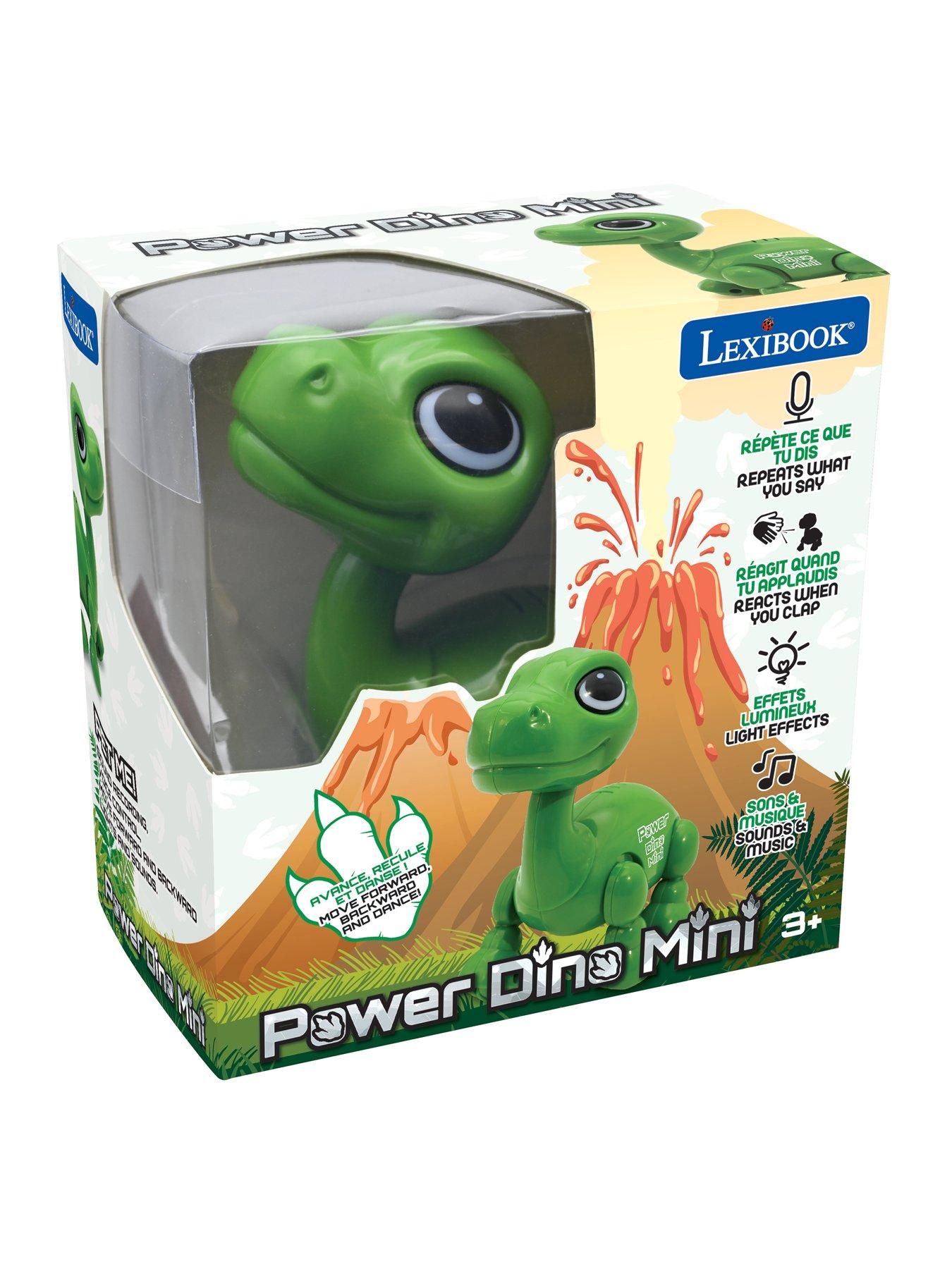  image of lexibook-power-puppy-mini-dinosaur-robot-with-light-and-sound-effects-hand-clap-command-voice-repeat