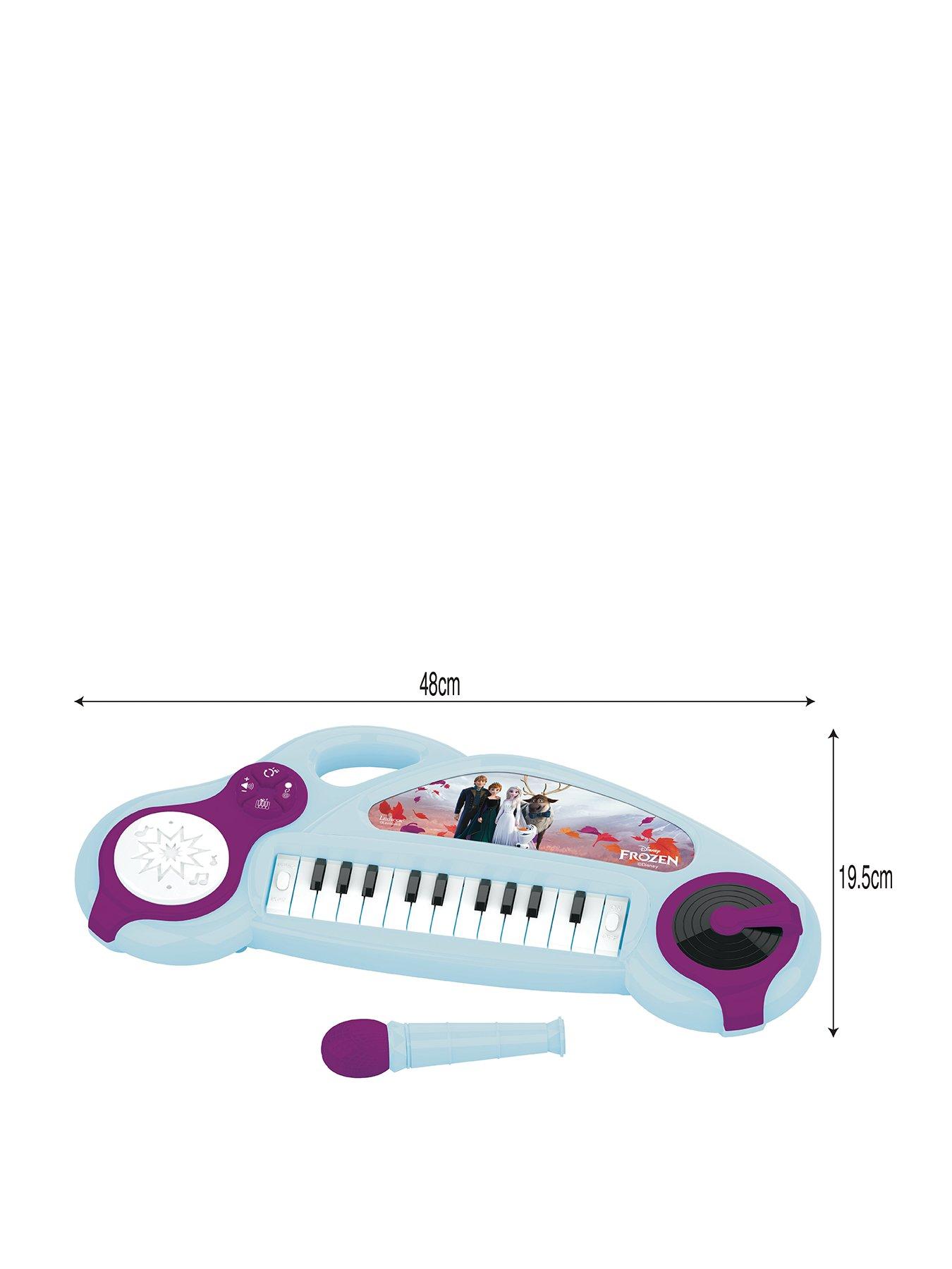 Image 1 of 6 of Disney Frozen Frozen&nbsp;Electronic Keyboard with Lights and Microphone&nbsp;