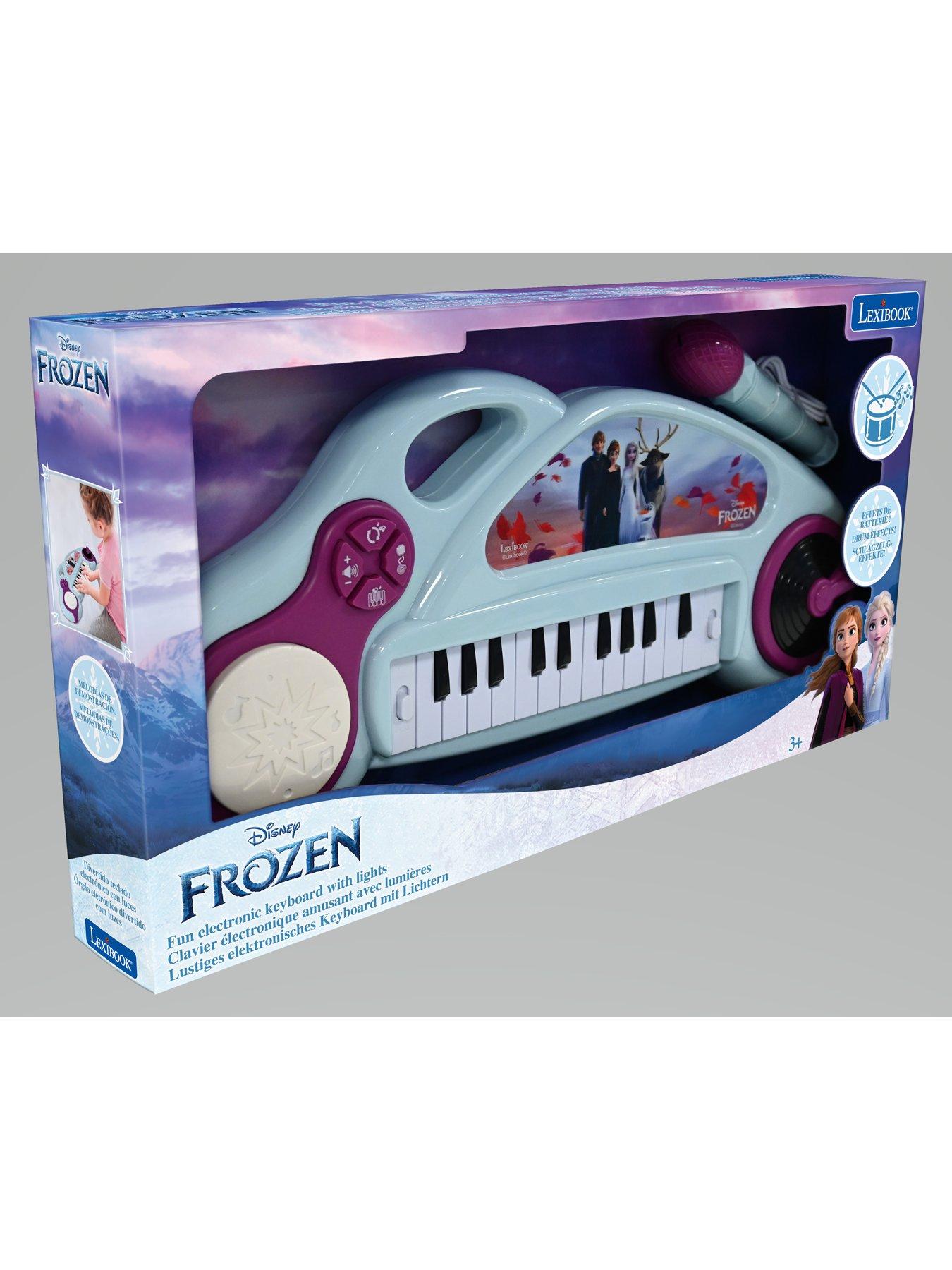 Image 2 of 6 of Disney Frozen Frozen&nbsp;Electronic Keyboard with Lights and Microphone&nbsp;