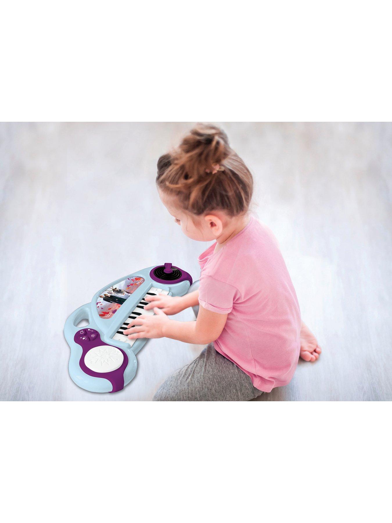 Image 4 of 6 of Disney Frozen Frozen&nbsp;Electronic Keyboard with Lights and Microphone&nbsp;
