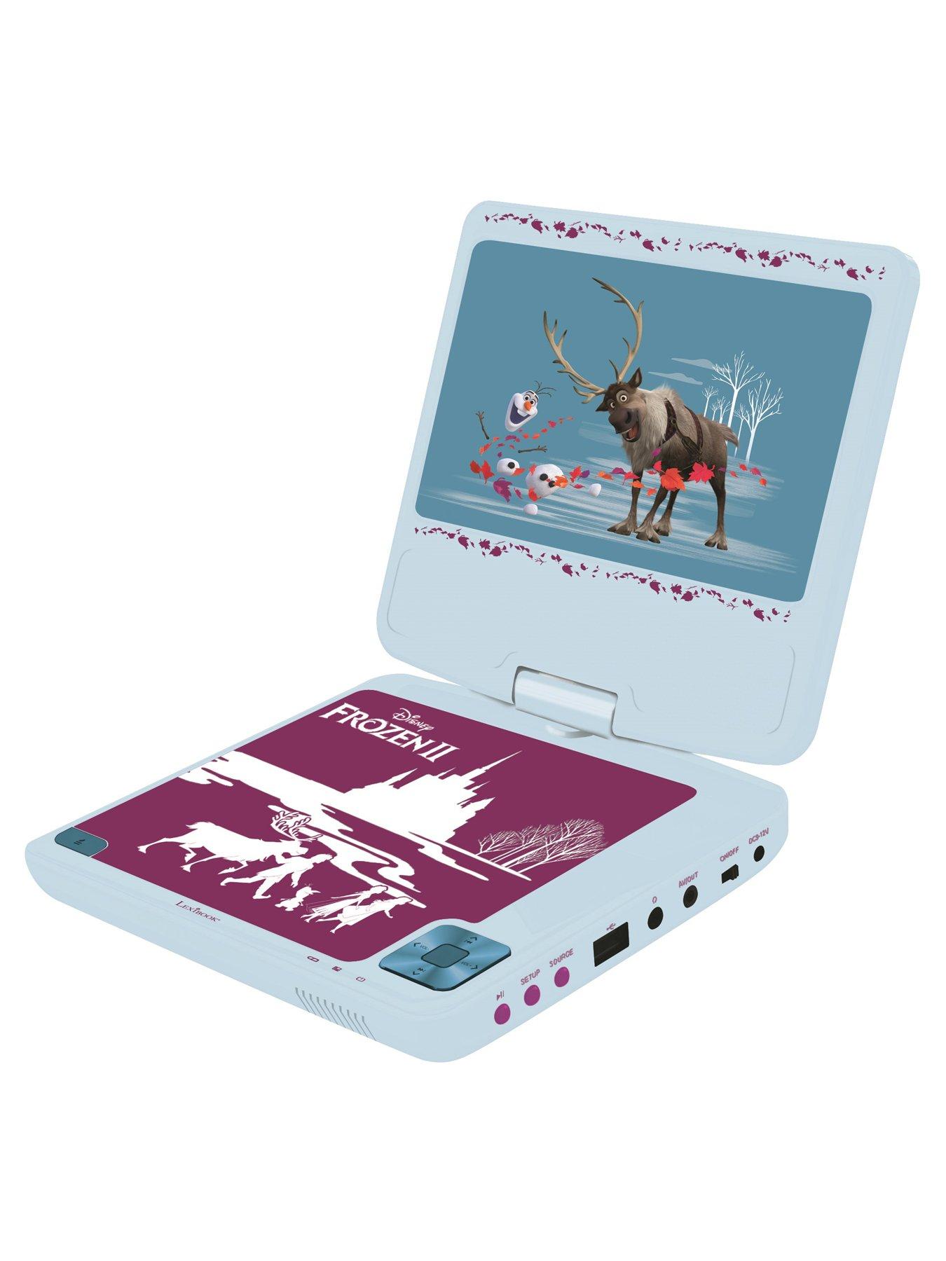 Image 3 of 6 of Disney Frozen Frozen Portable DVD Player 7", rotative screen with USB port and earphones