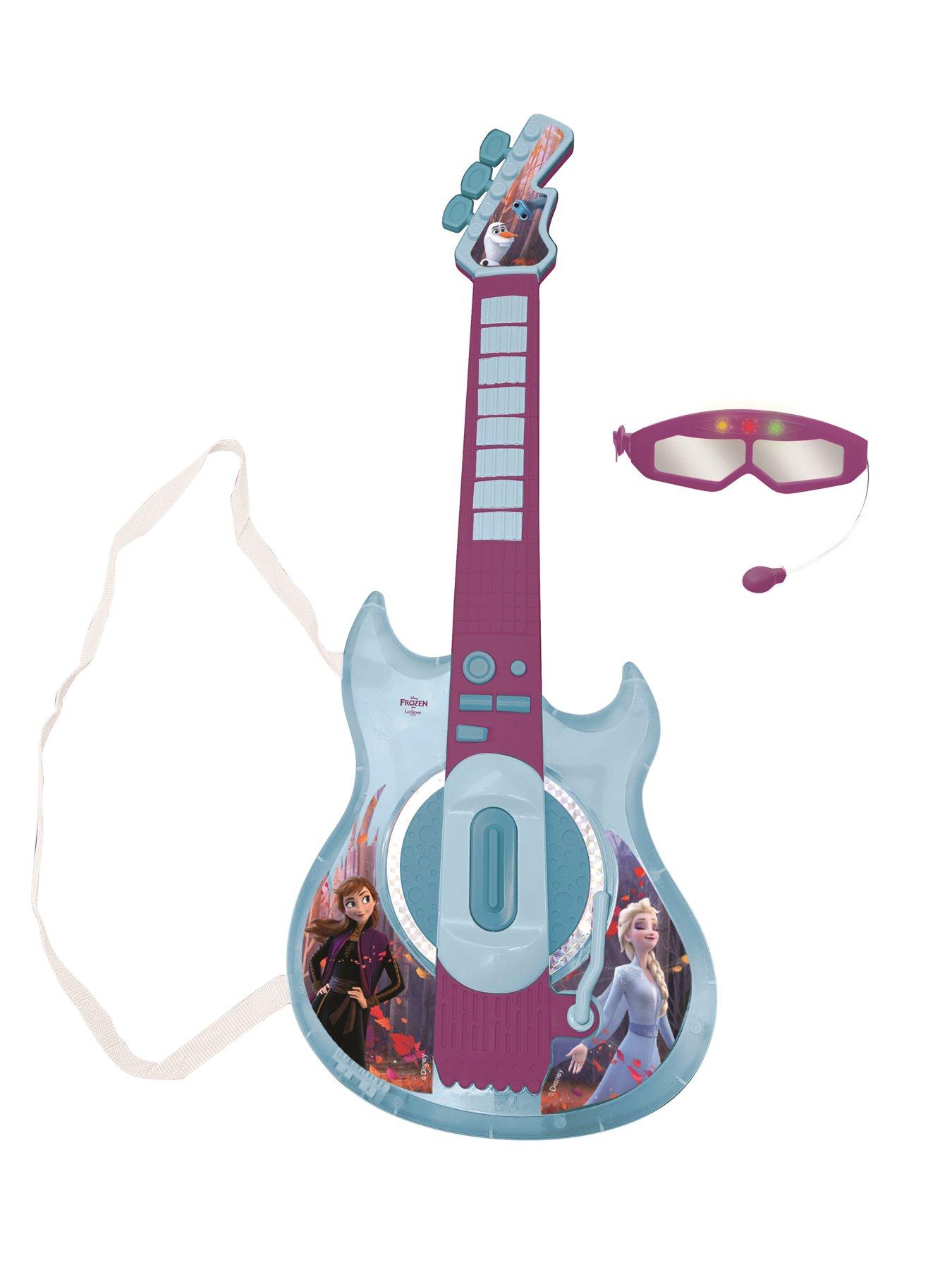 undefined Frozen Electronic Lighting Guitar with Mic in glasses shape