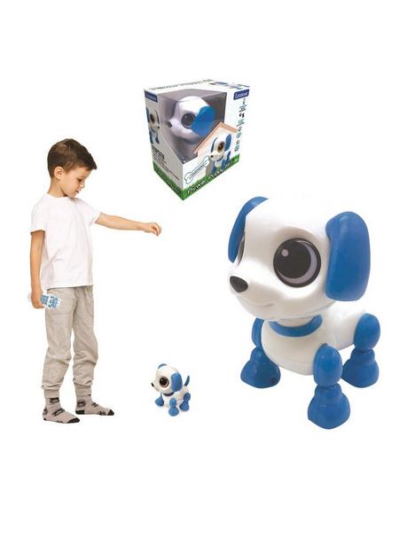 lexibook-power-puppy-mini-dog-robot-with-light-and-sound-effects-hand-clap-command-voice-repeat