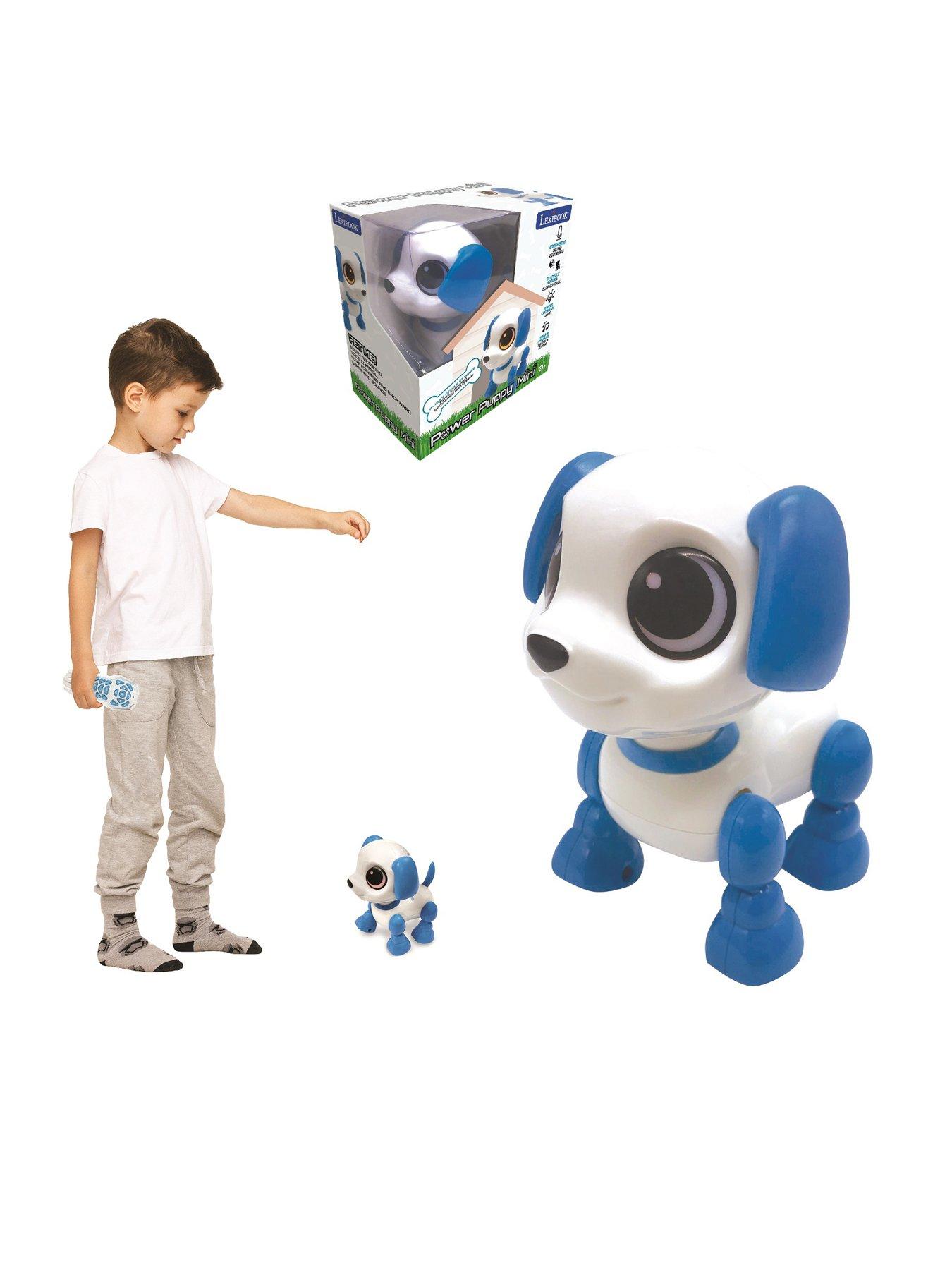 Lexibook Power Puppy Mini - Dog robot with light and sound effects, hand clap command, voice repeat