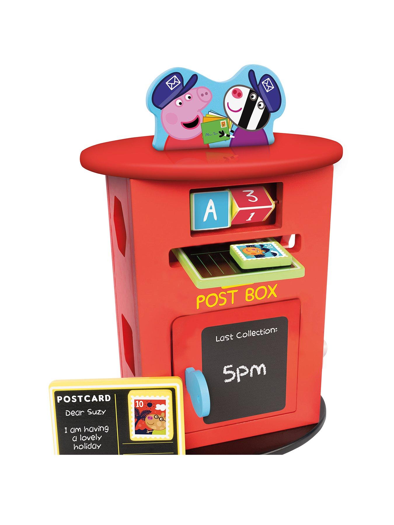 Image 2 of 5 of Peppa Pig Wooden Post Box with Sound