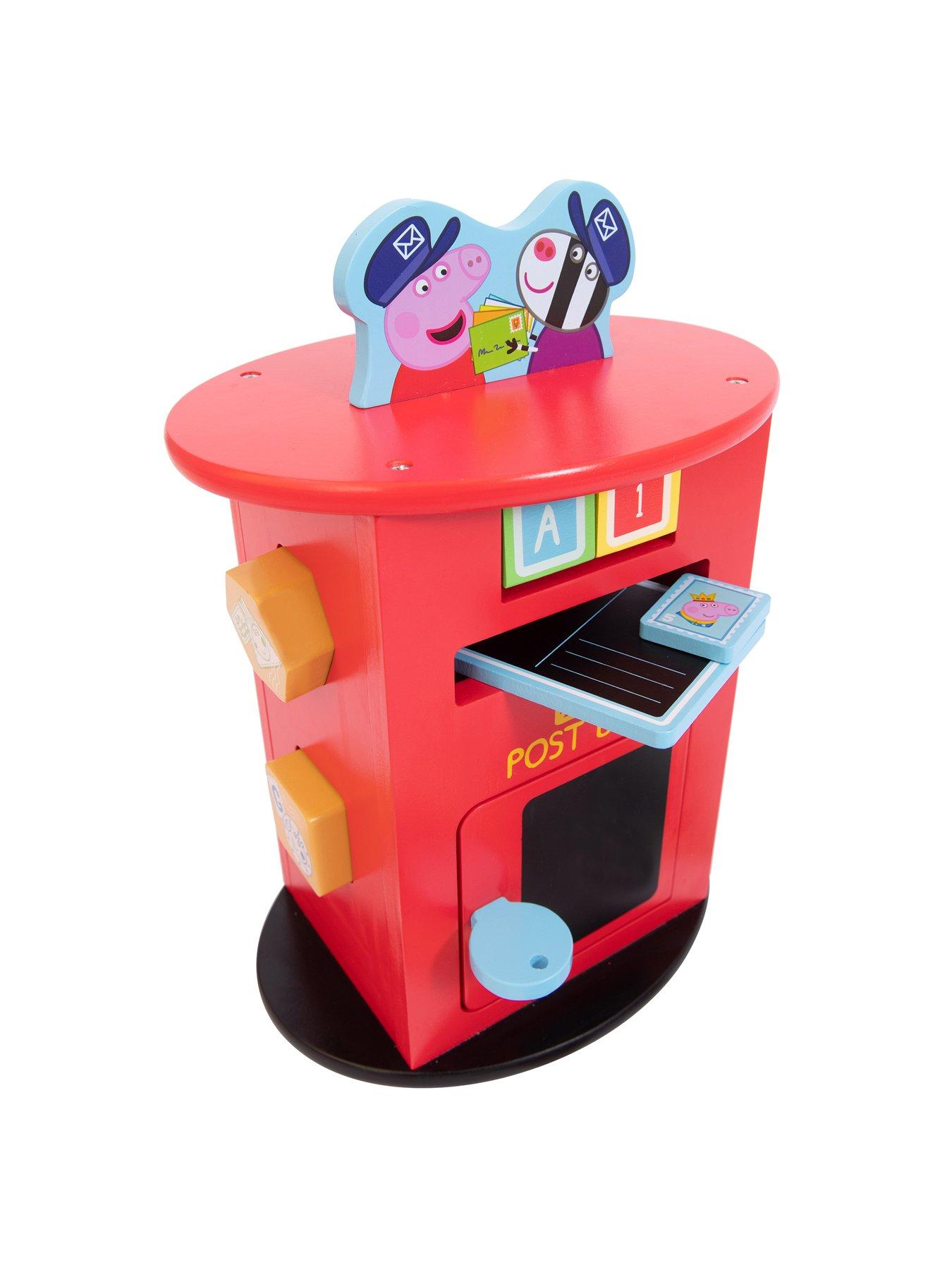 Image 4 of 5 of Peppa Pig Wooden Post Box with Sound