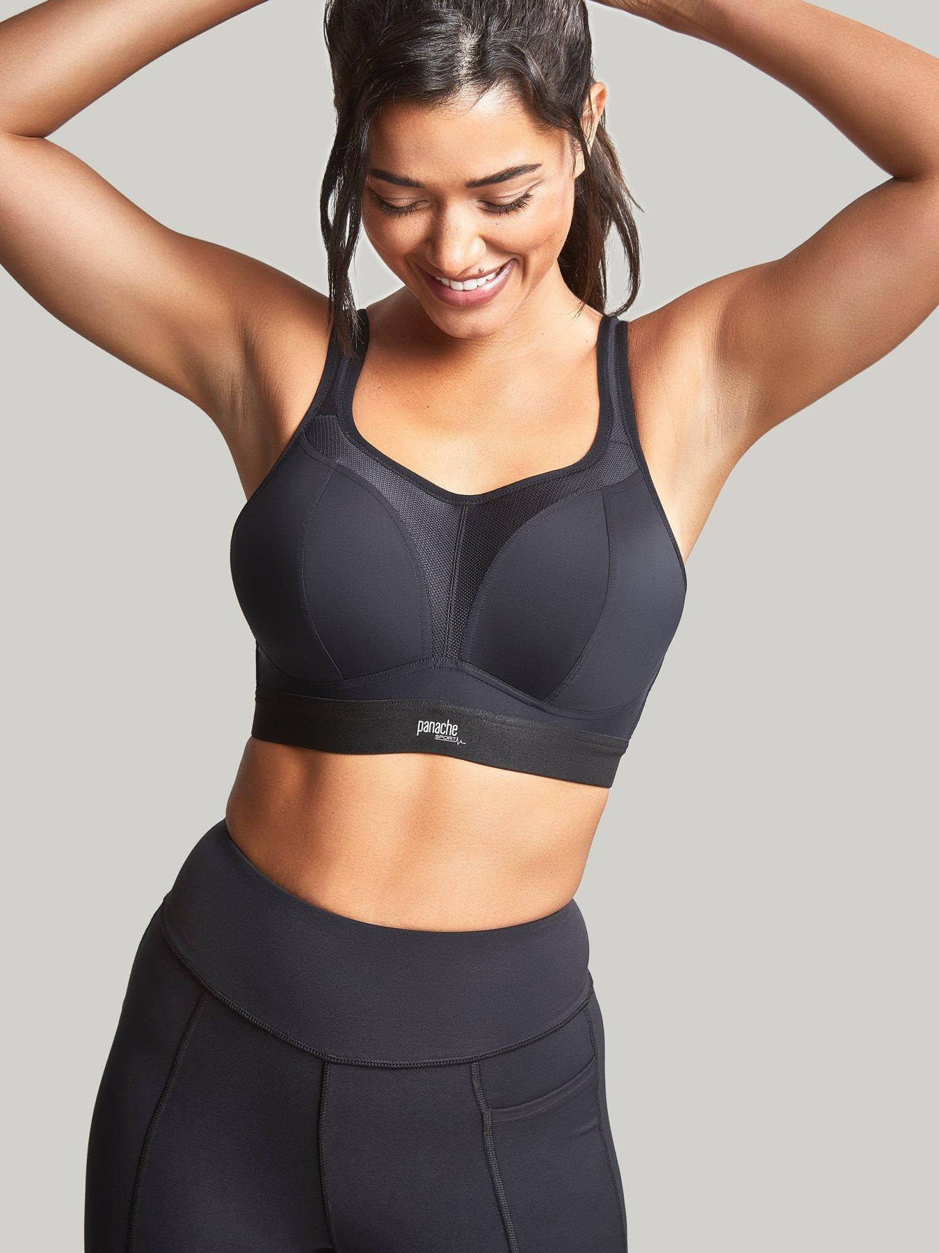 undefined Panache Boundless Non Wired Sport Bra - Black