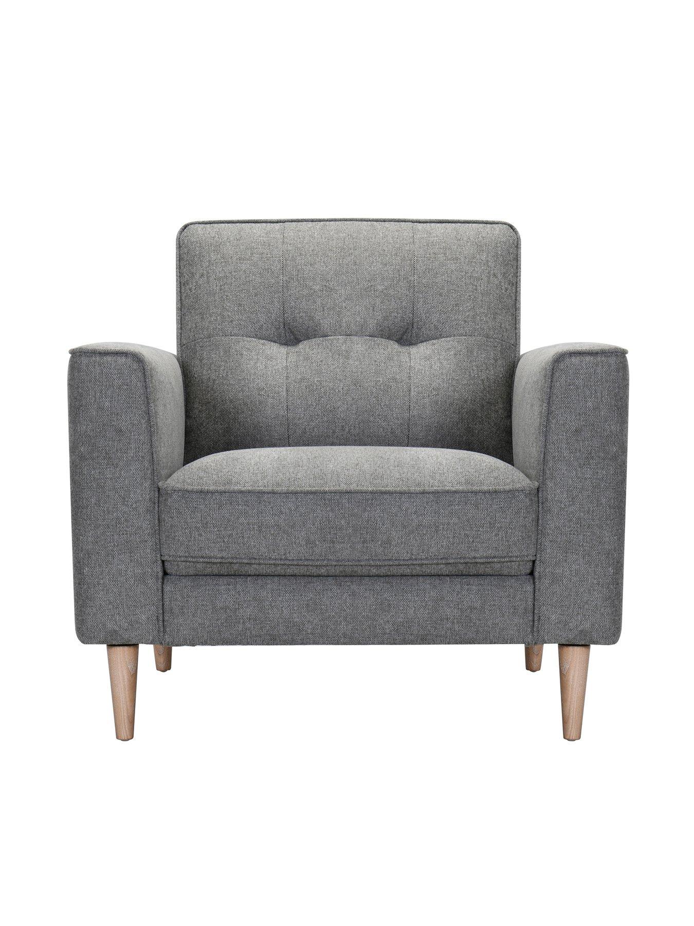 Image 1 of 7 of Very Home Oxford Fabric Armchair&nbsp;