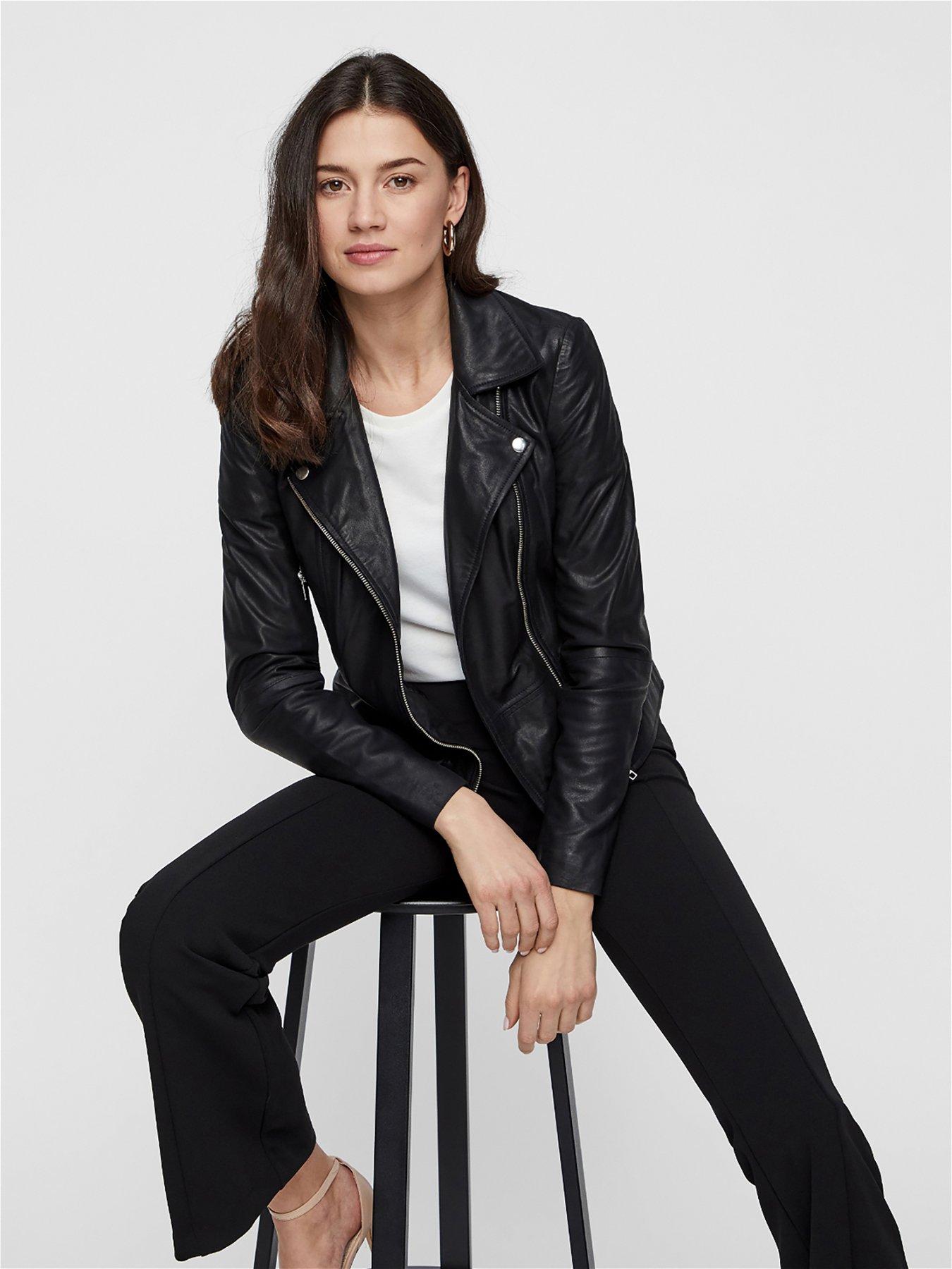 Littlewoods leather outlet jacket