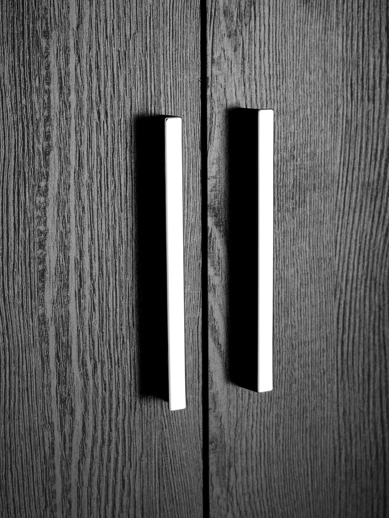 Image 5 of 7 of Very Home Panama 2 Door 1 Drawer Wardrobe - Black&nbsp;- FSC&reg; Certified