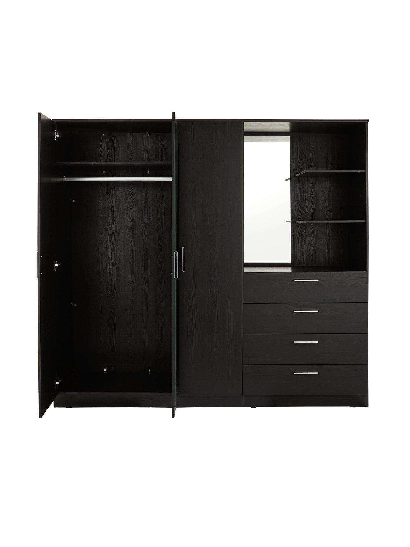 Image 4 of 7 of Very Home Panama 3 Door 4 Draw Combi Wardrobe&nbsp;- FSC&reg; Certified