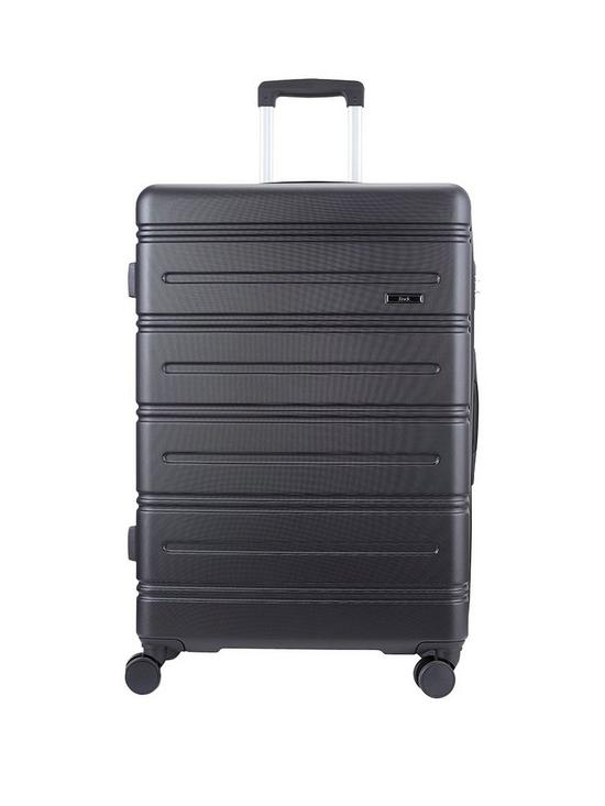 stillFront image of rock-luggage-lisbon-large-suitcase-black