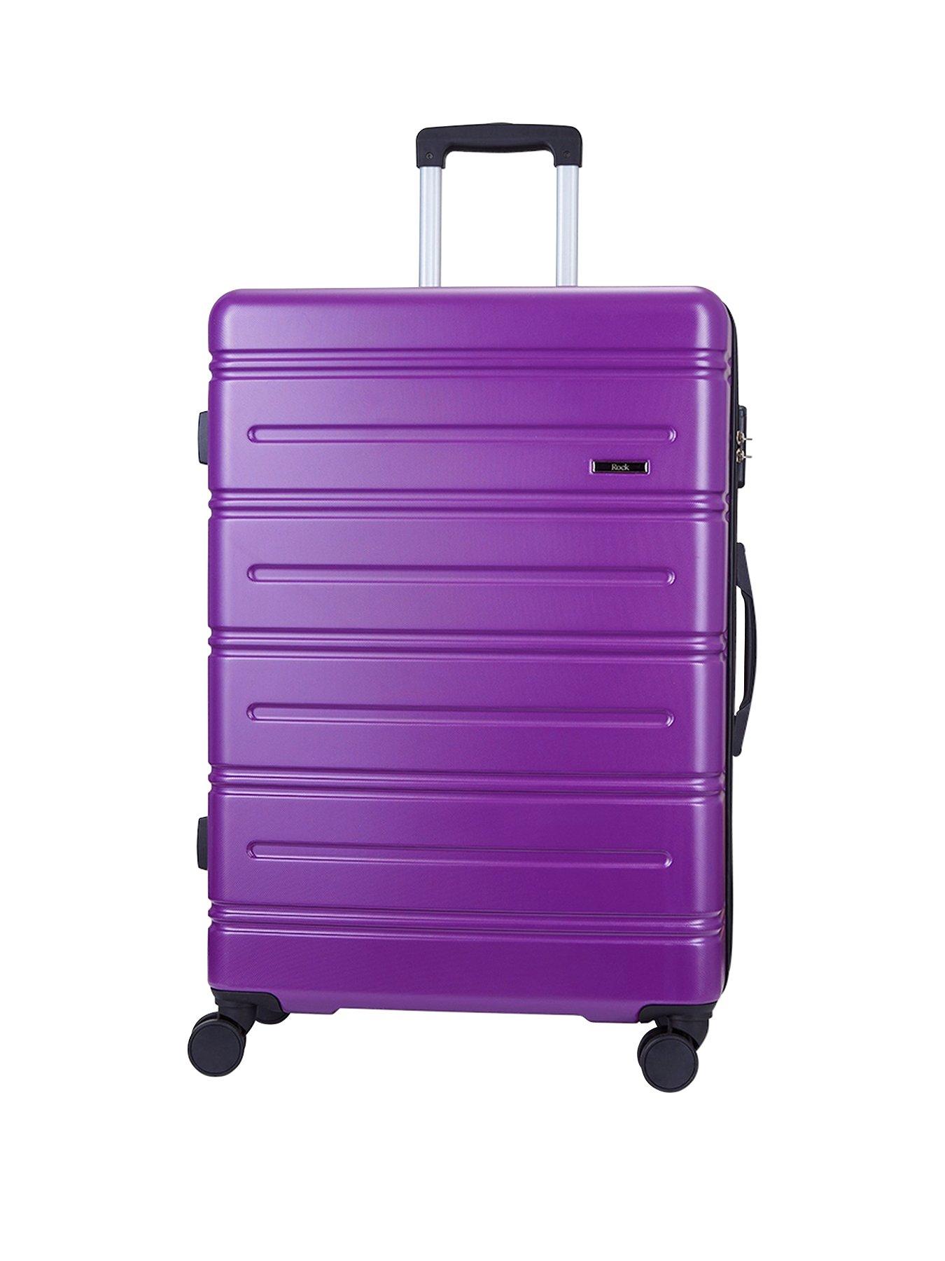  image of rock-luggage-lisbon-large-suitcase-purple