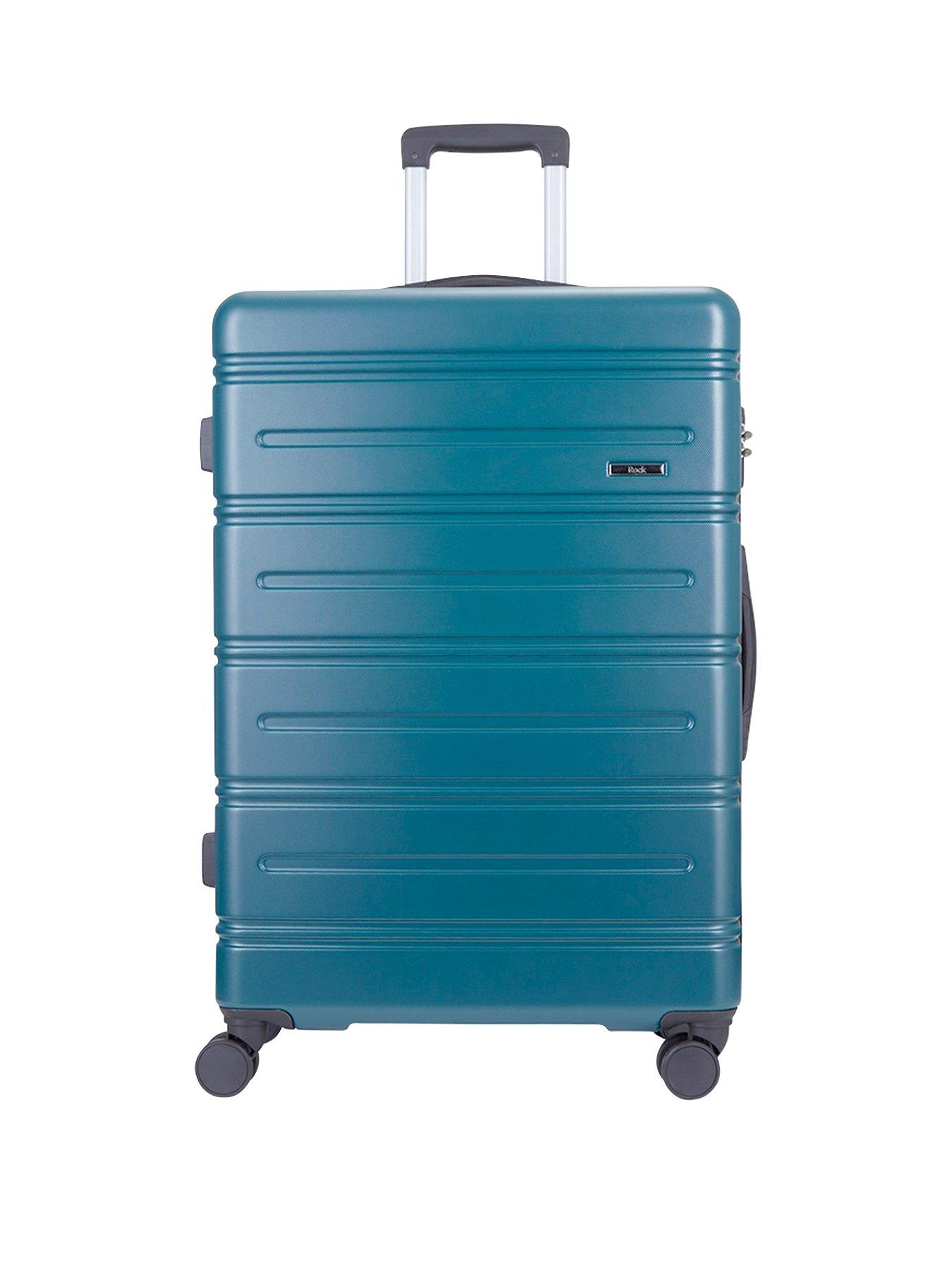  image of rock-luggage-lisbon-large-suitcase-green