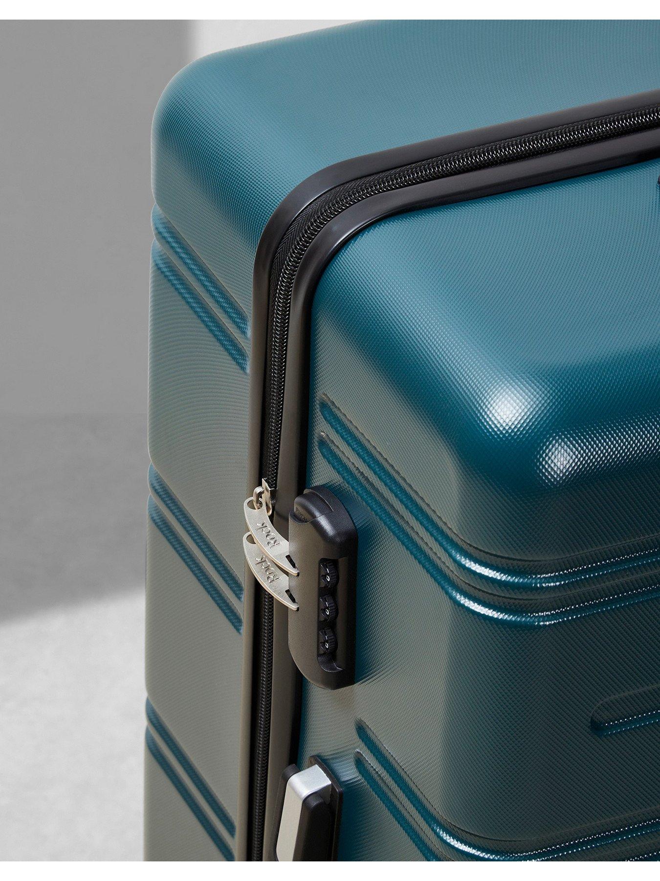  image of rock-luggage-lisbon-large-suitcase-green