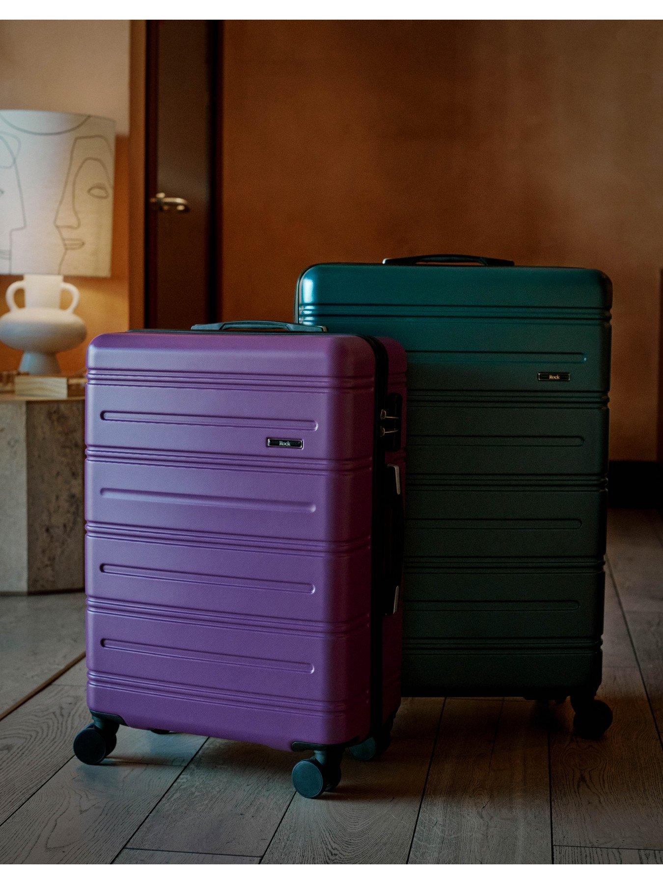  image of rock-luggage-lisbon-large-suitcase-green