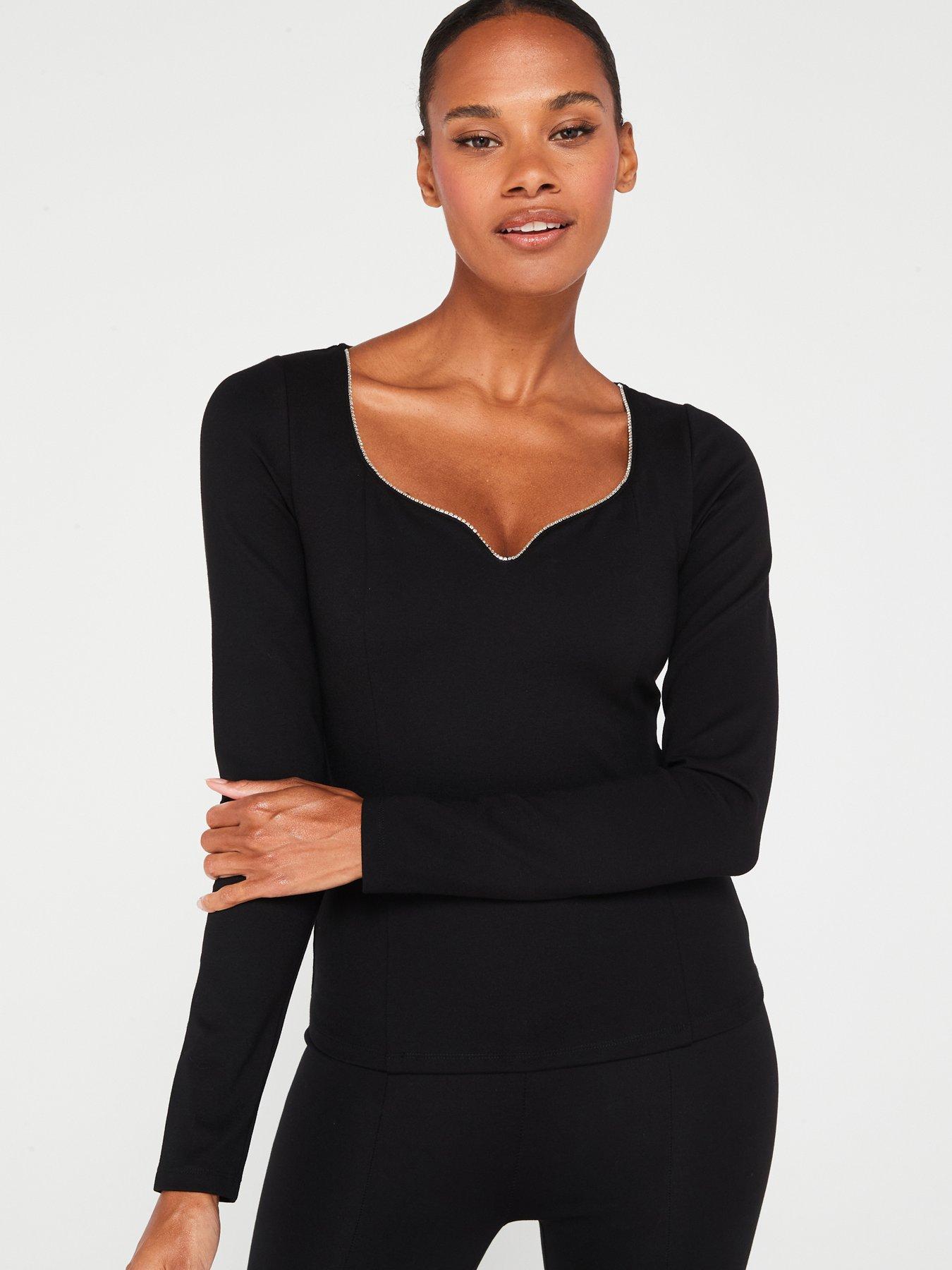 SWEETHEART NECKLINE TOP