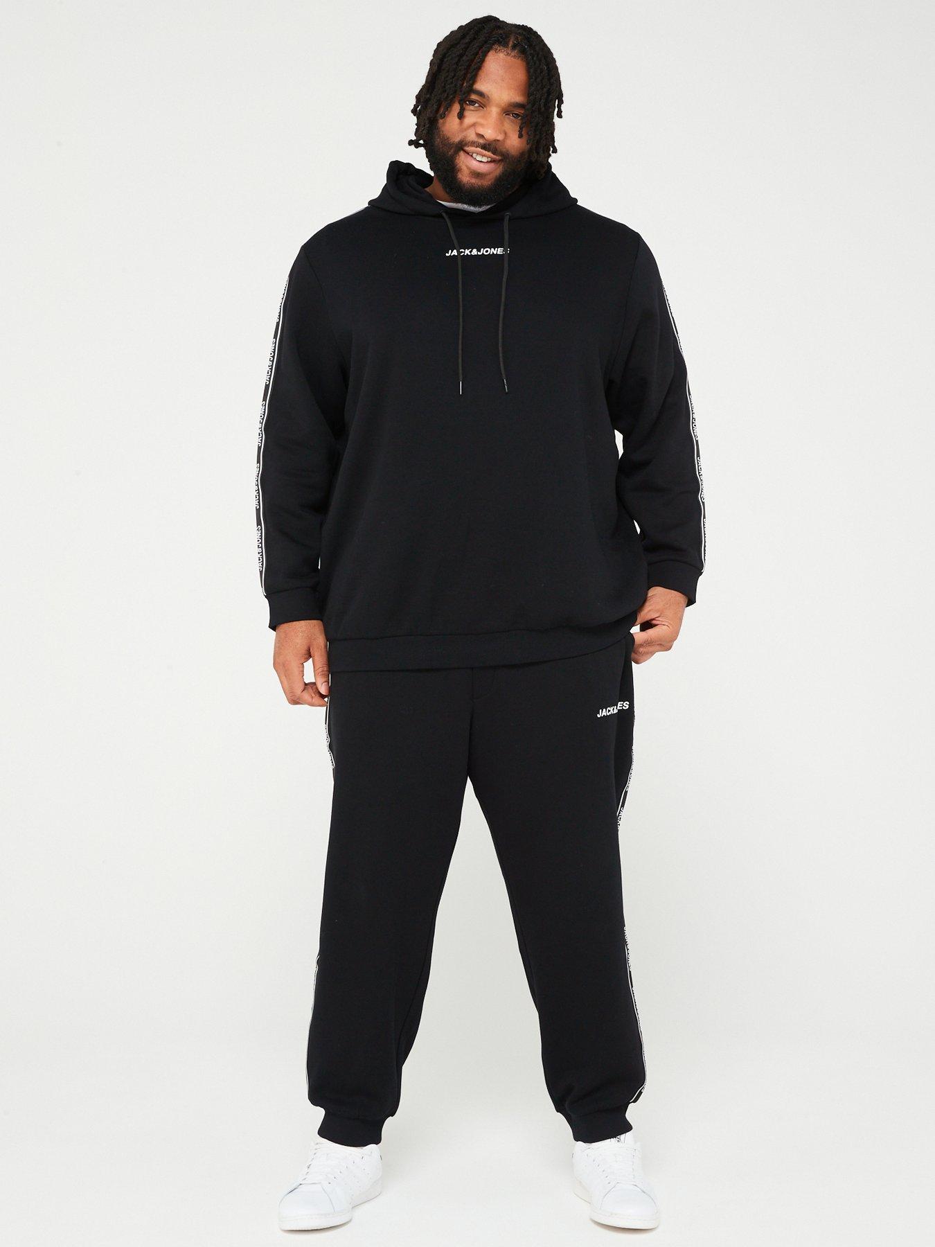 Jack Jones Jack Jones Plus Taper Tracksuit Black