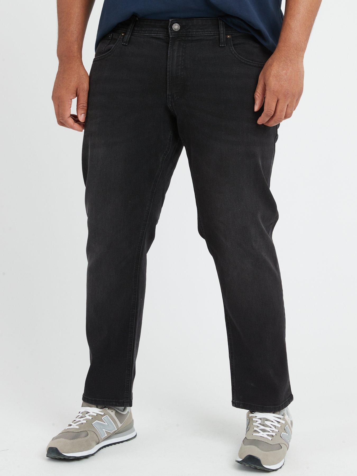 undefined Jack  &  Jones Plus Glenn Original Slim Fit Jeans - Black