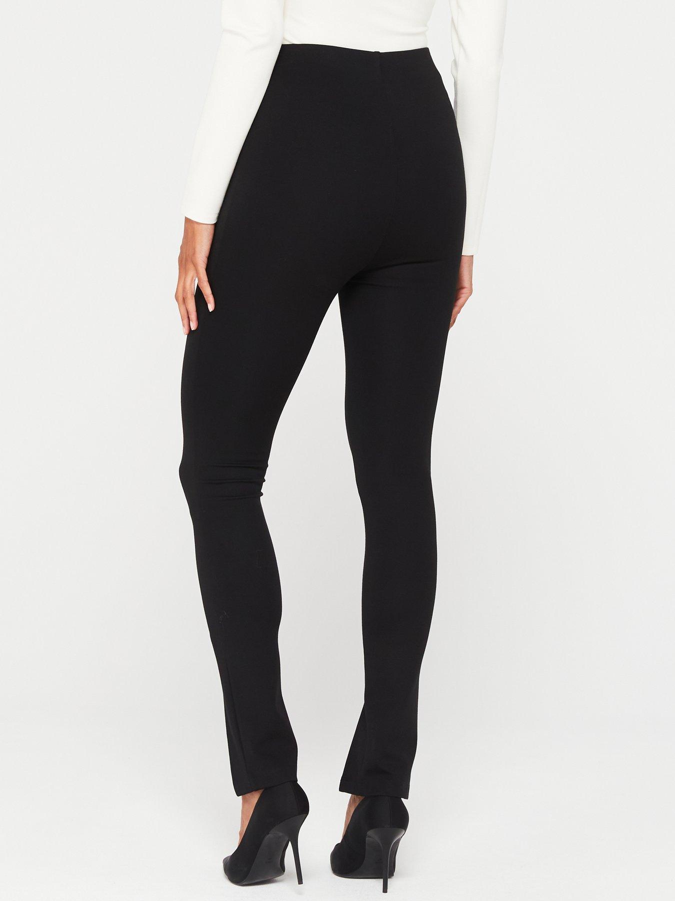 V by Very Coated Denim Jegging - Black