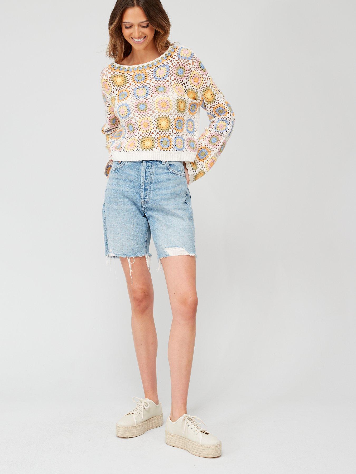 mango shorts denim