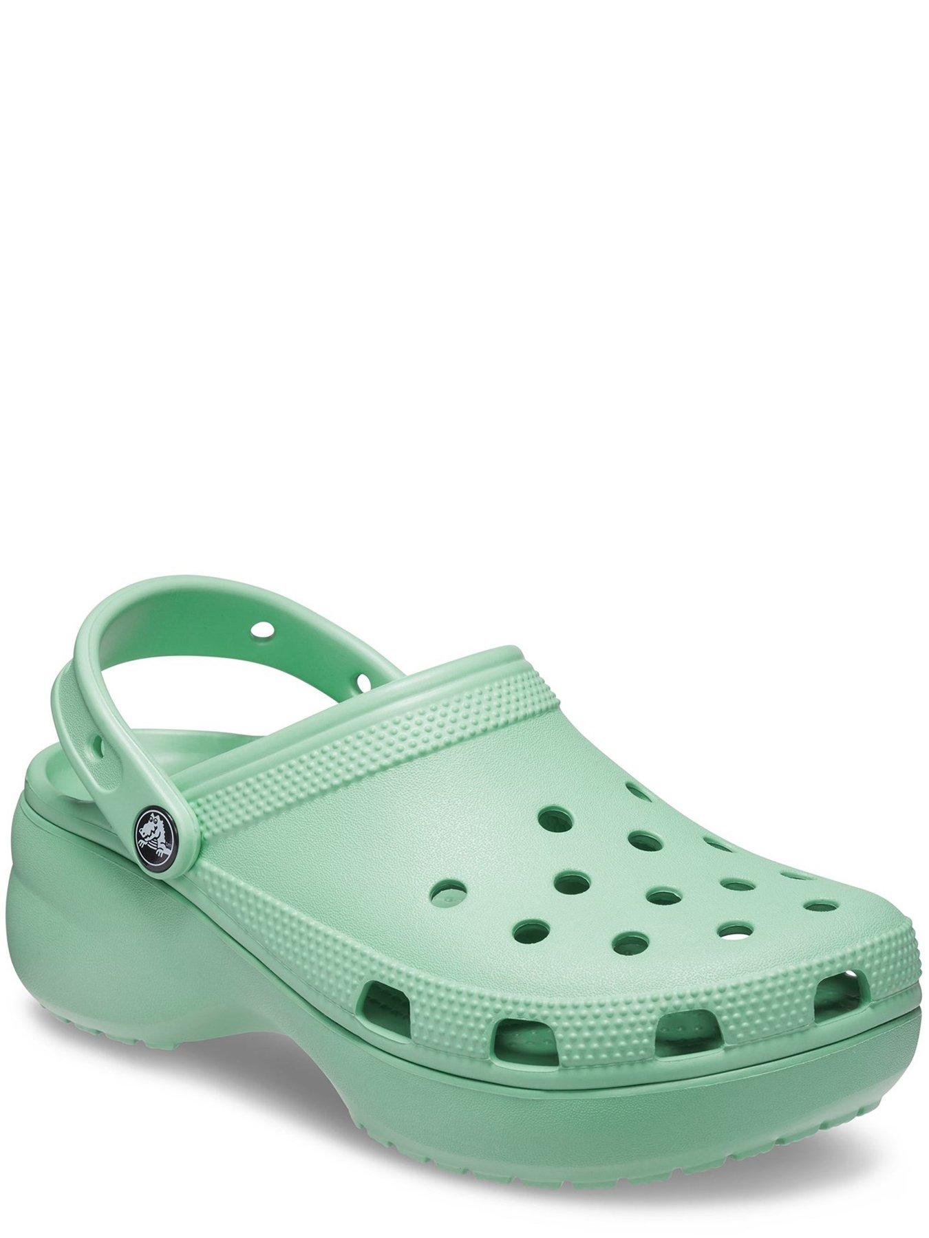 Mint green deals crocs womens