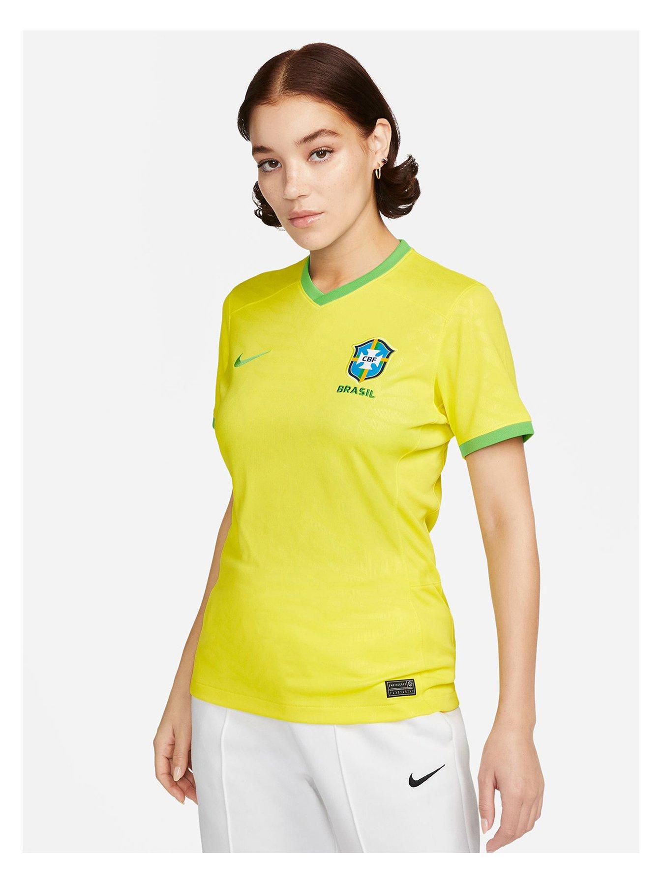 Yellow nike cheap shirt women's