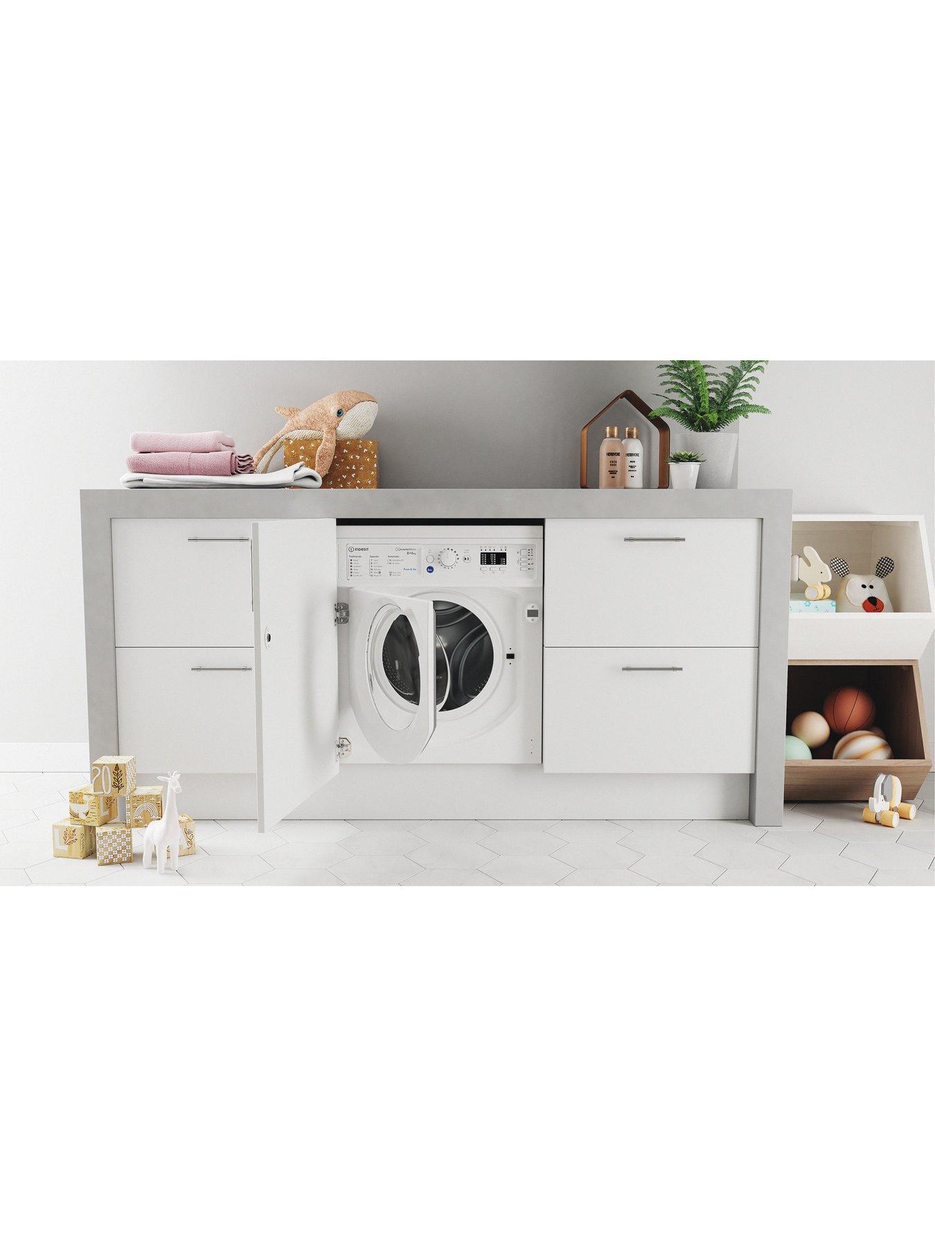  image of indesit-biwdil861485-8kg-integrated-washer-dryer