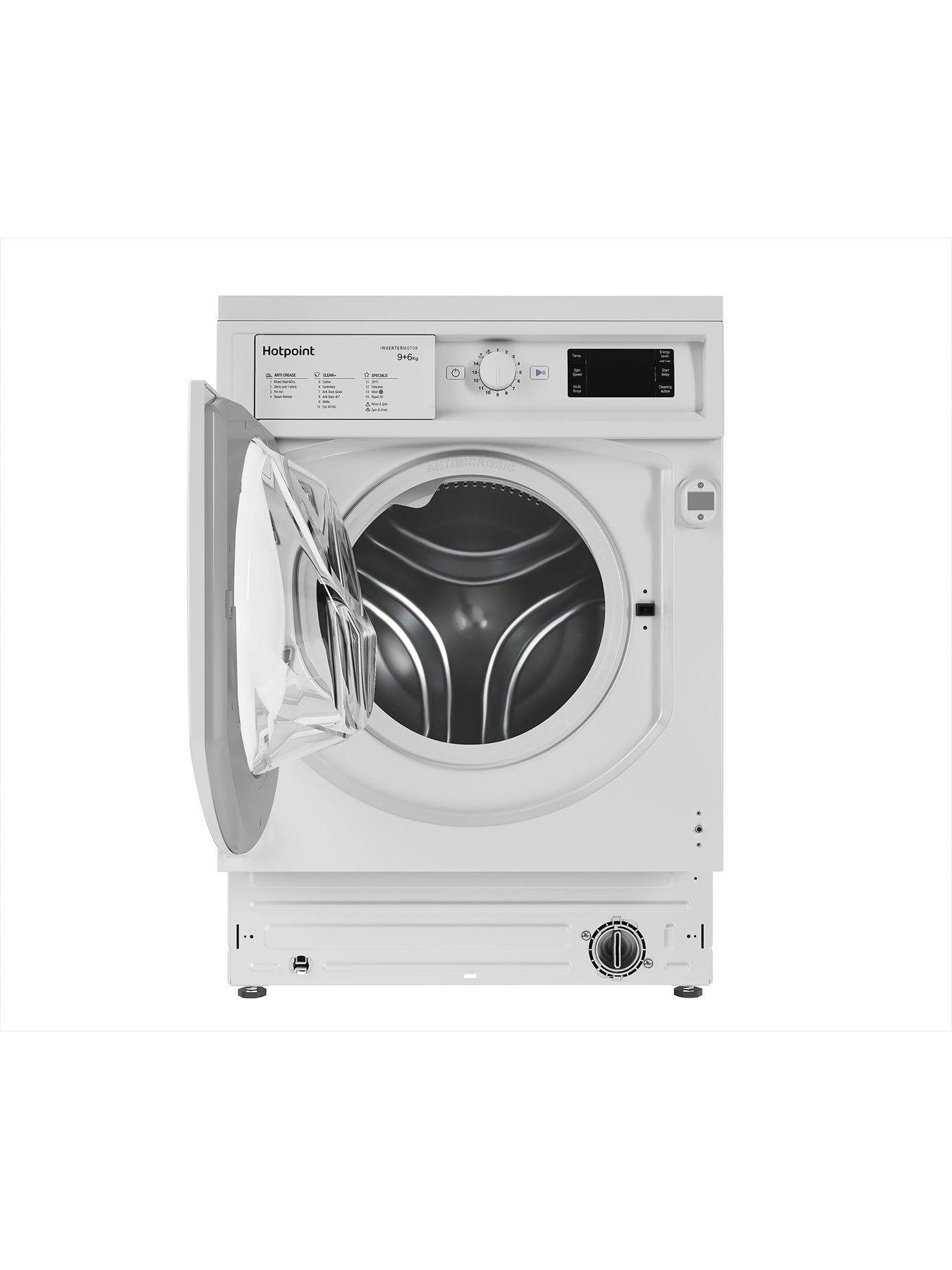  image of hotpoint-biwdhg961485-9kg-integrated-washer-dryer