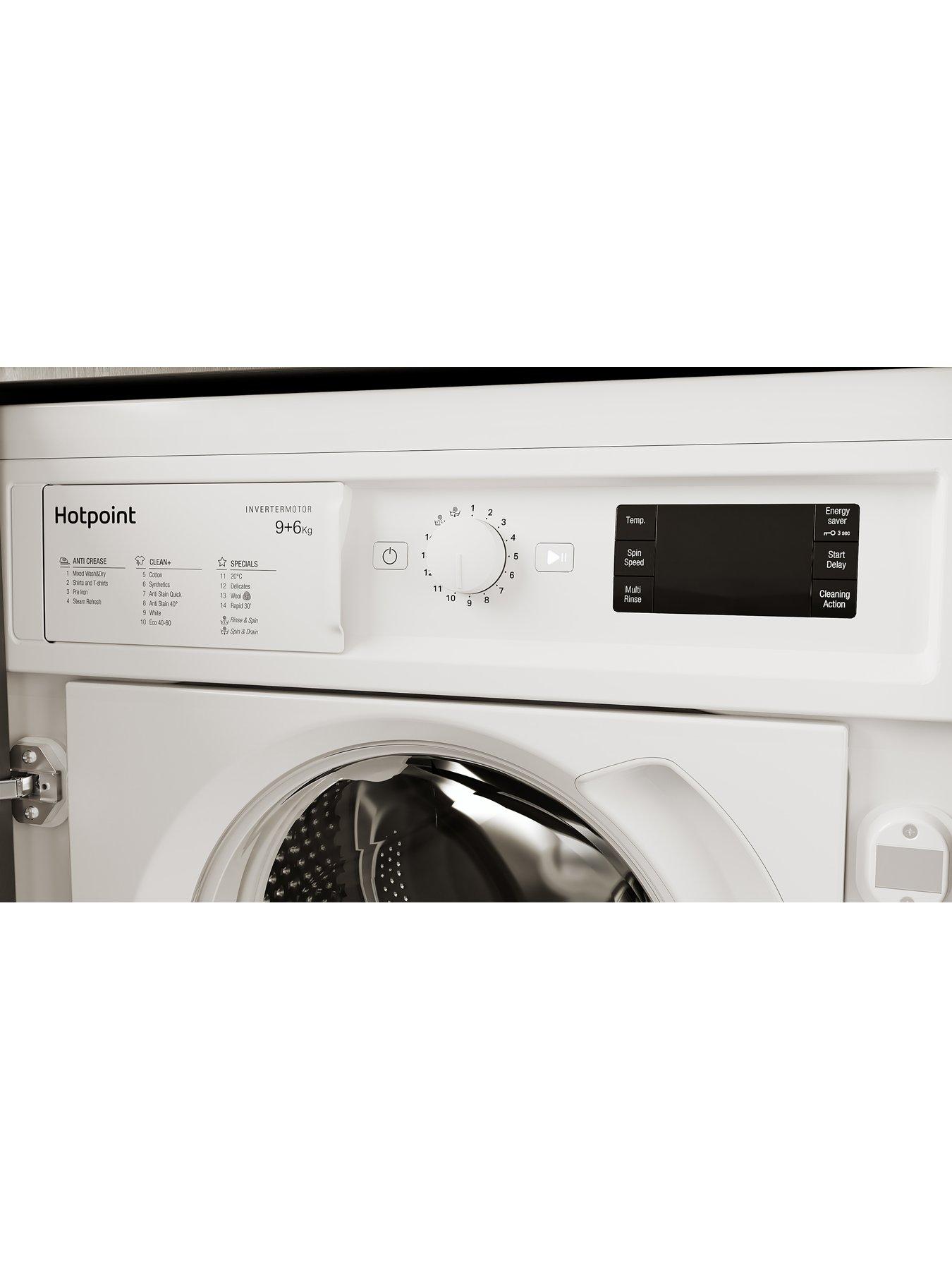  image of hotpoint-biwdhg961485-9kg-integrated-washer-dryer