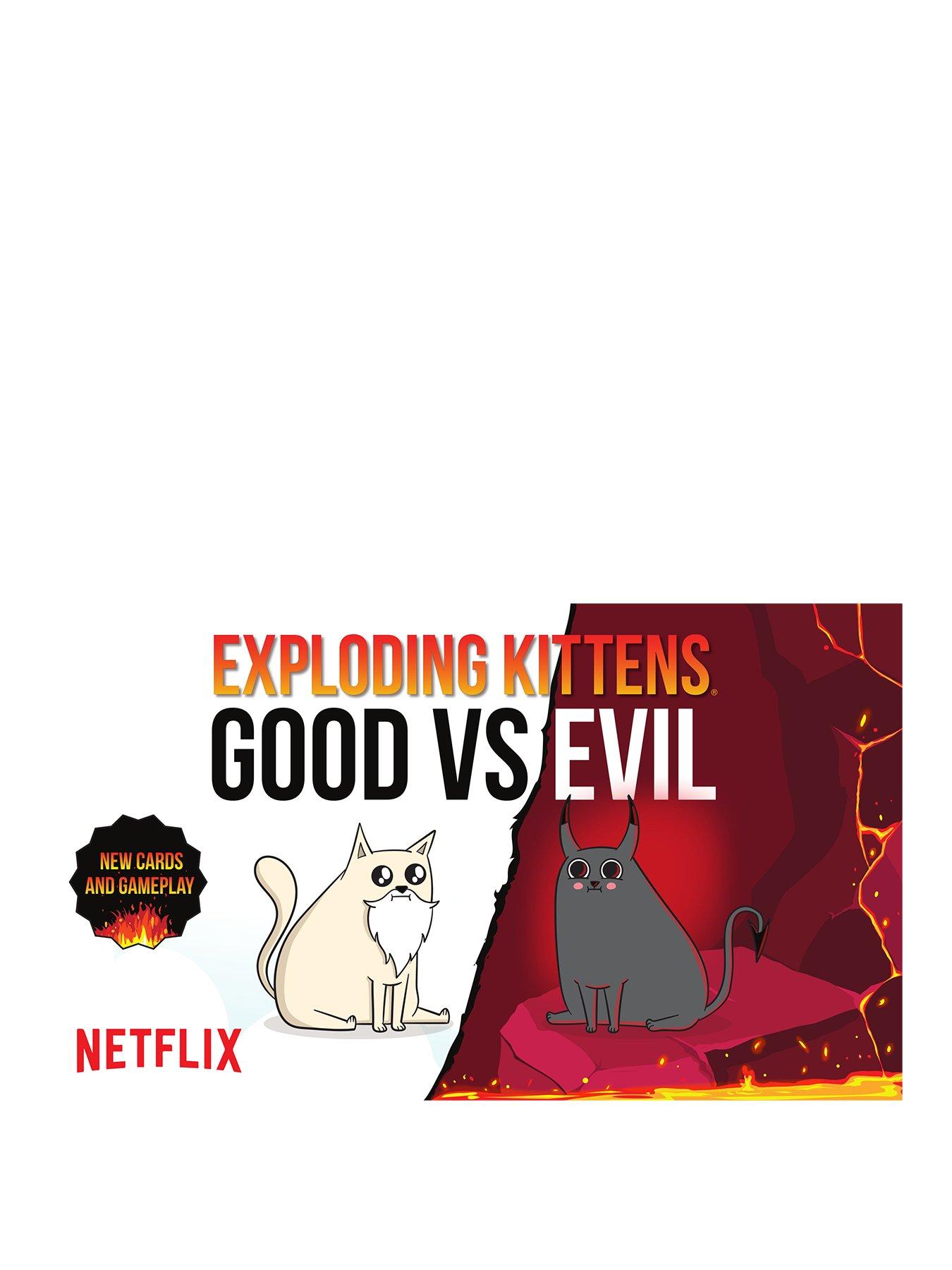 Exploding Kittens: Good Vs Evil Card Game | Littlewoods