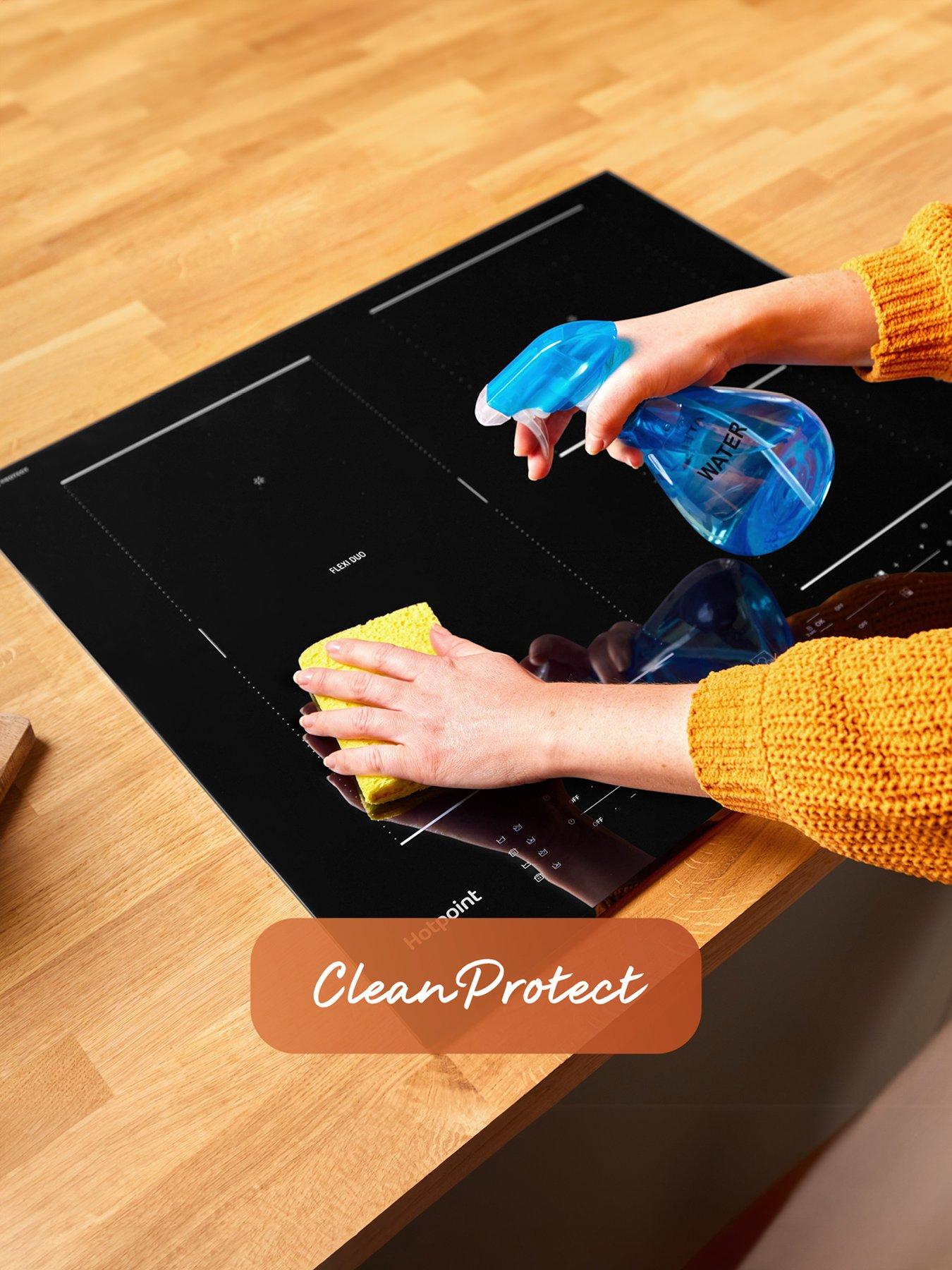  image of hotpoint-ts6477ccpne-cleanprotect-77cm-integrated-induction-hob