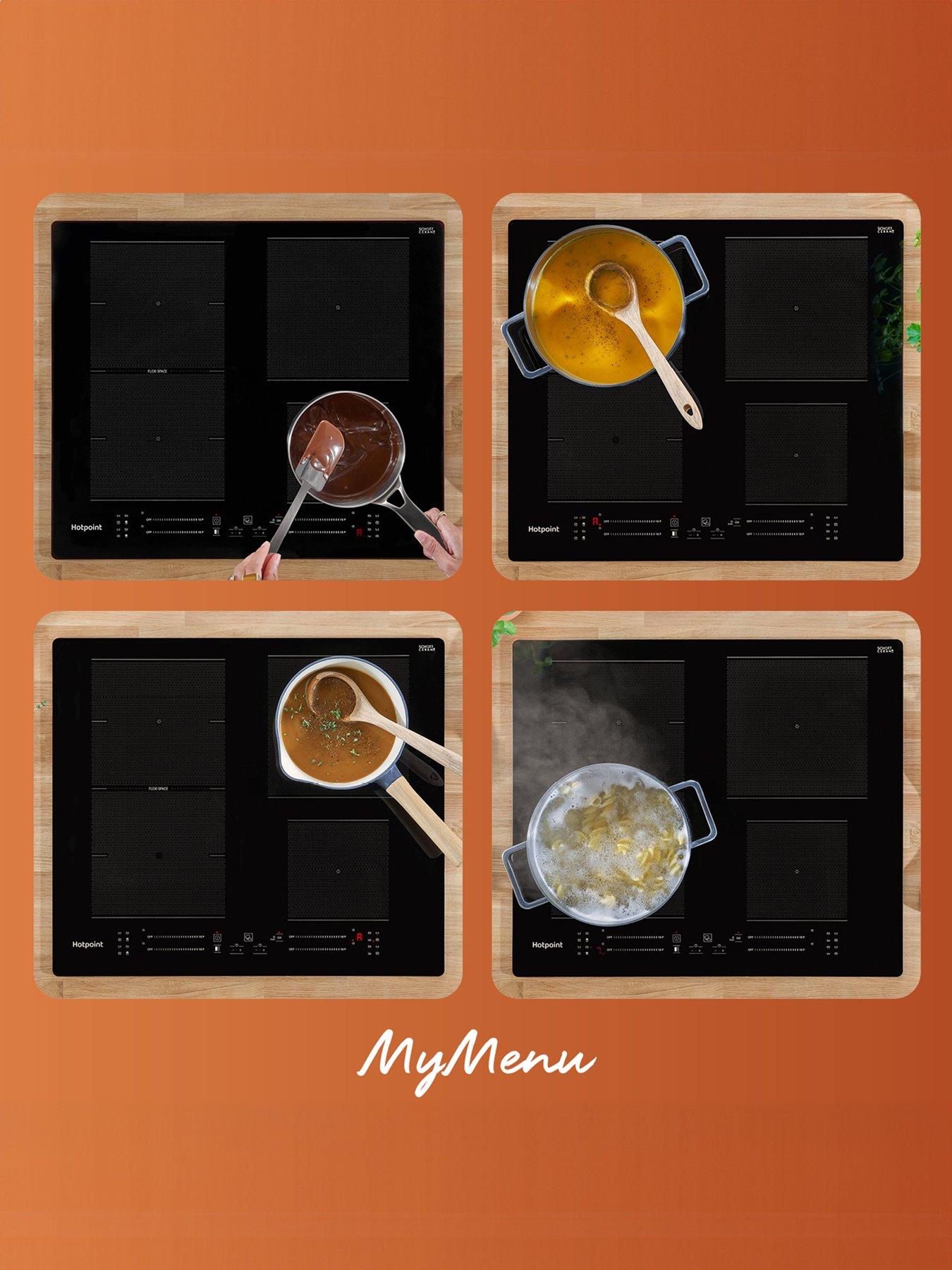  image of hotpoint-ts6477ccpne-cleanprotect-77cm-integrated-induction-hob