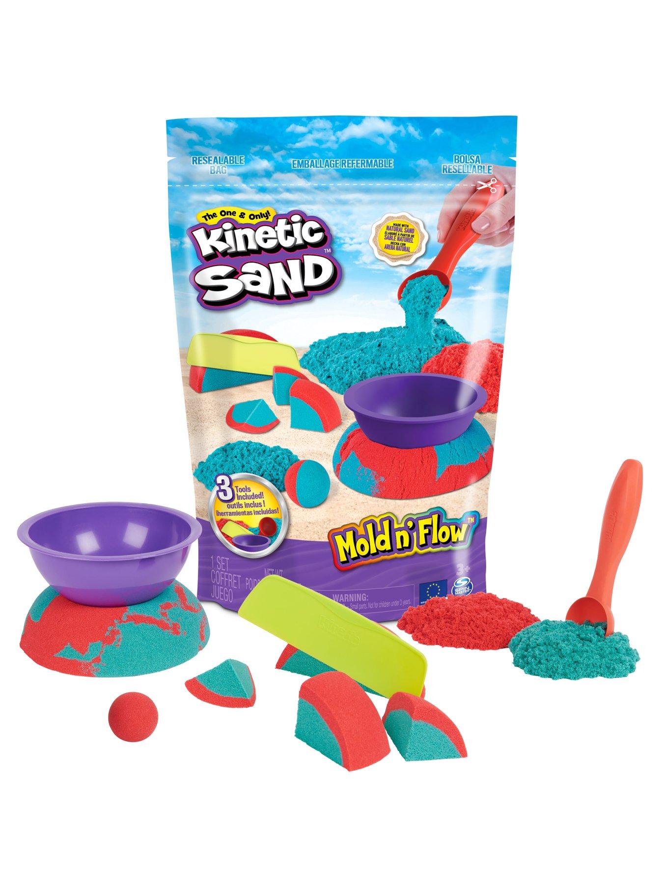 Kinetic Sand Scents, Ice Cream Treats Playset with 3 Colors of All-Natural  Scented Play Sand & 6 Serving Tools, Sensory Toys, Christmas Gifts for Kids  : : Toys & Games