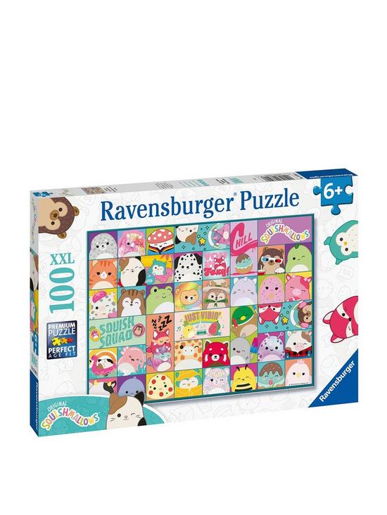 front image of ravensburger-squishmallows-xxl-100-piece-jigsaw-puzzle